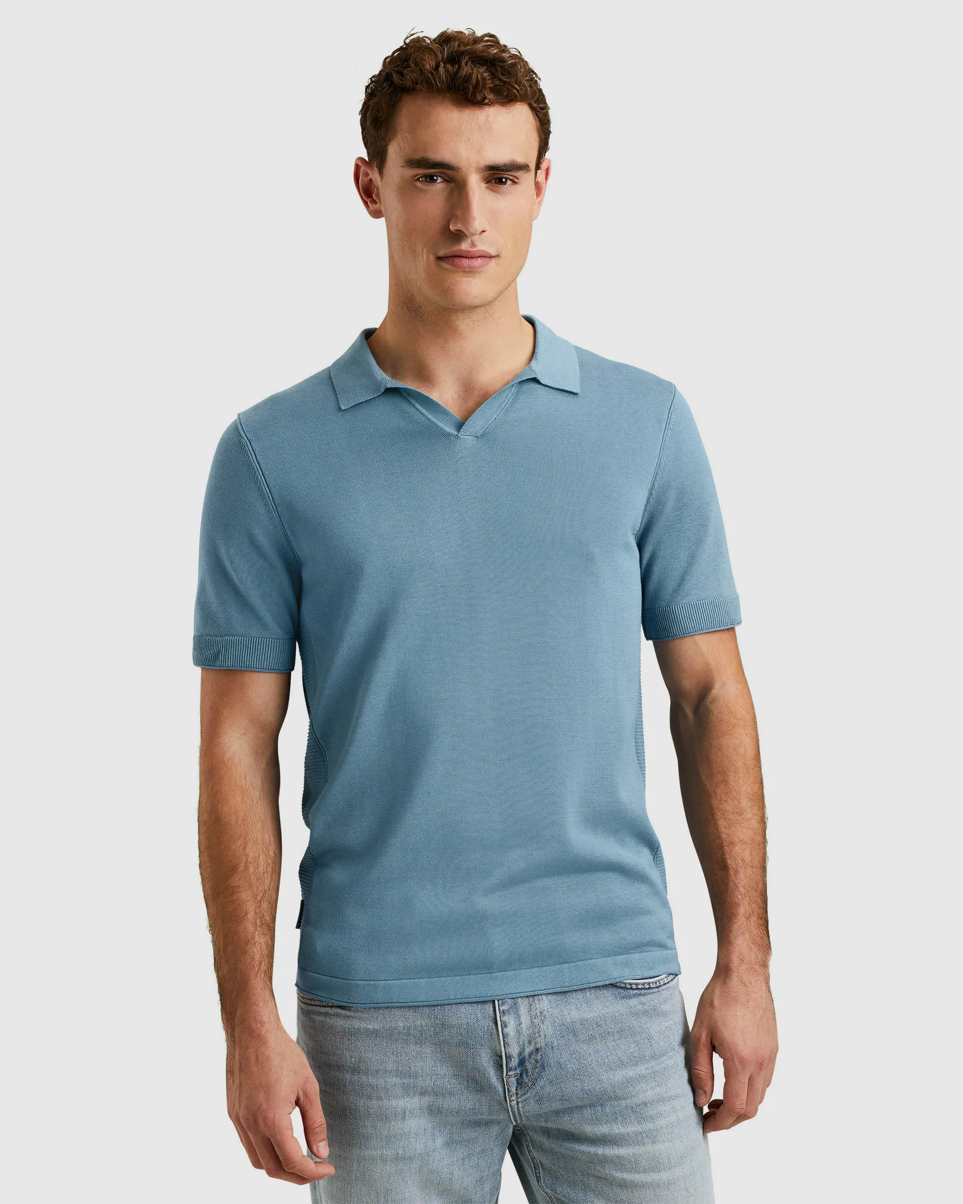 Cast Iron Polo KM Blauw 101518-001-L