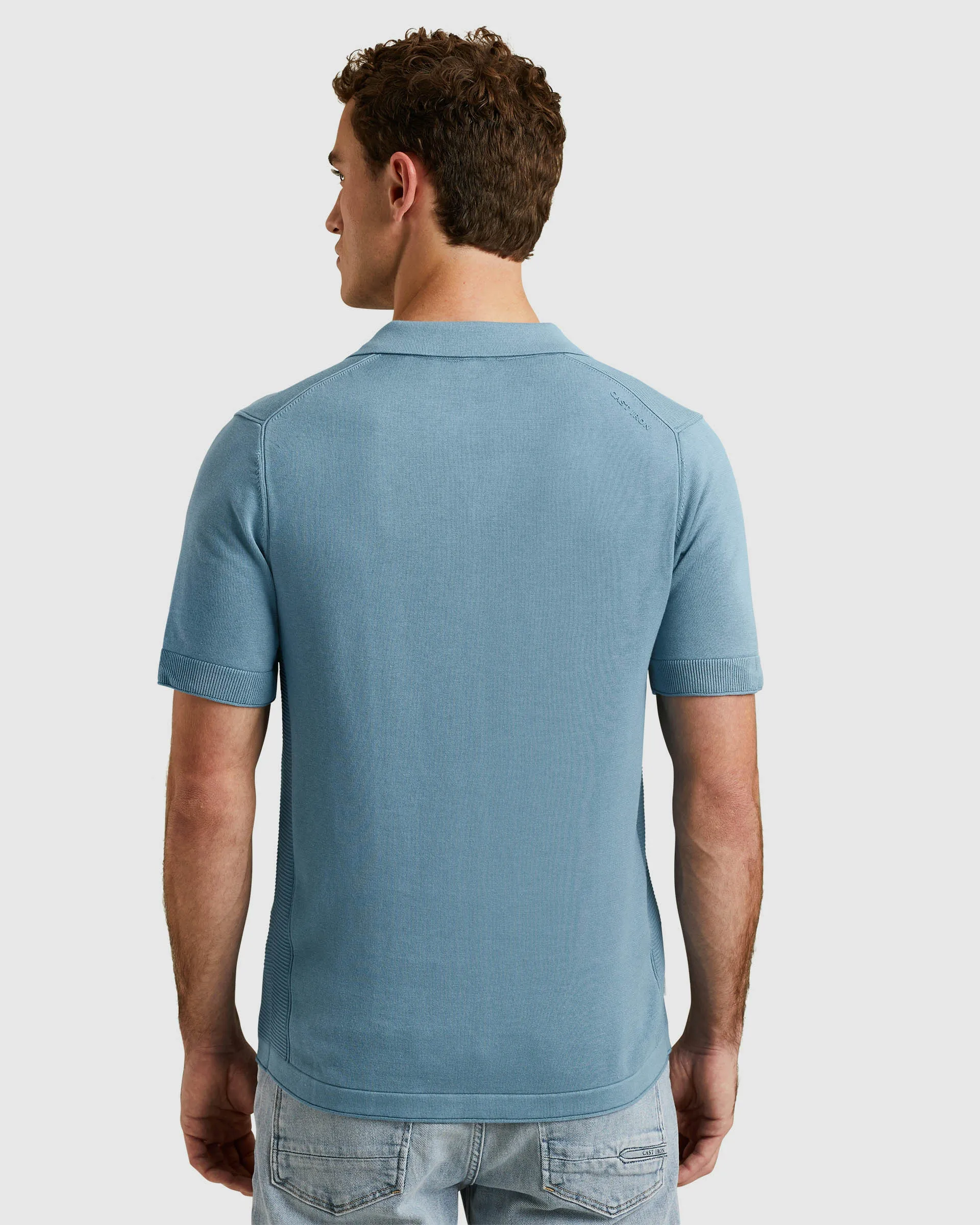 Cast Iron Polo KM Blauw 101518-001-L