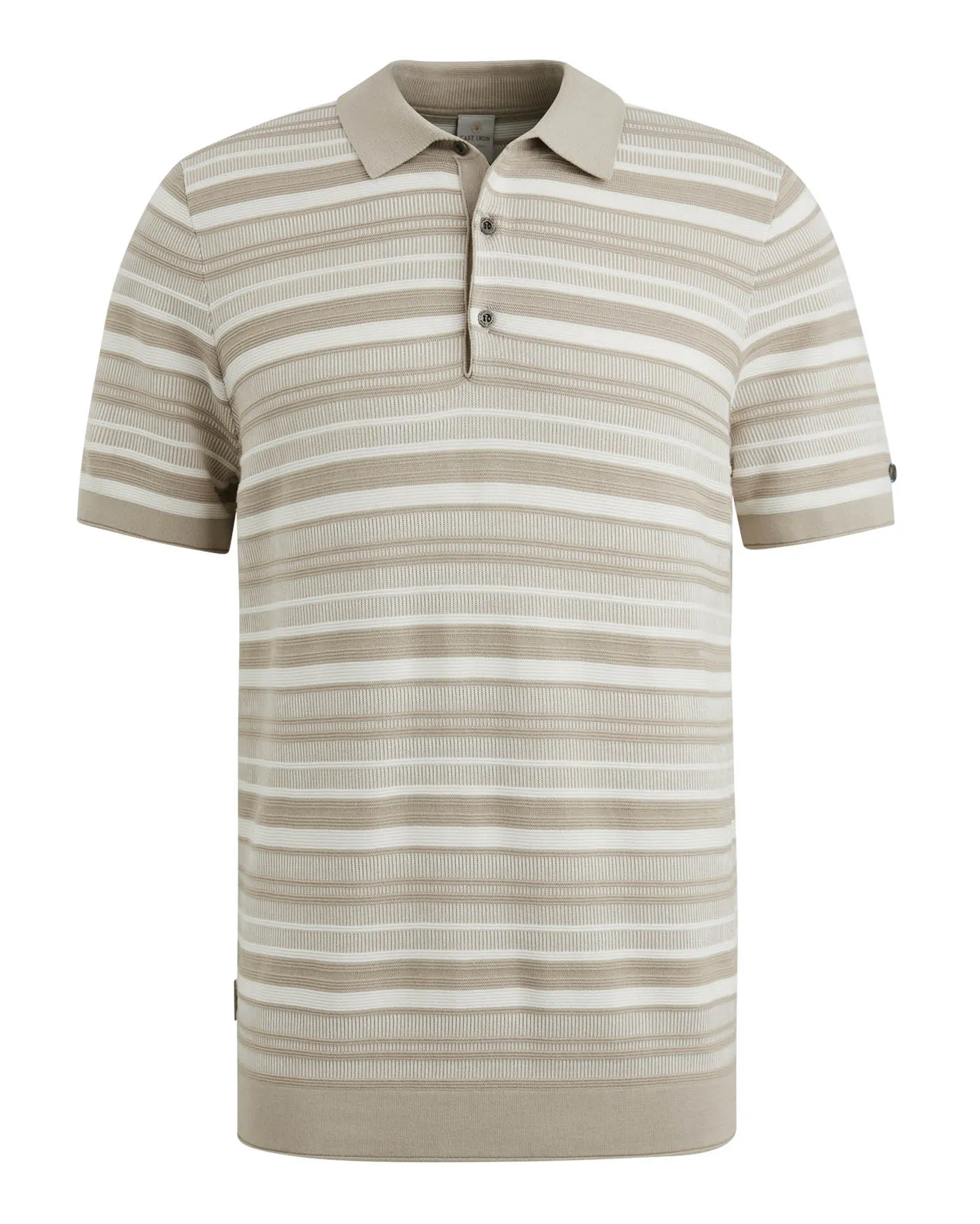 Cast Iron Polo Korte mouw Sand 101521-001-L