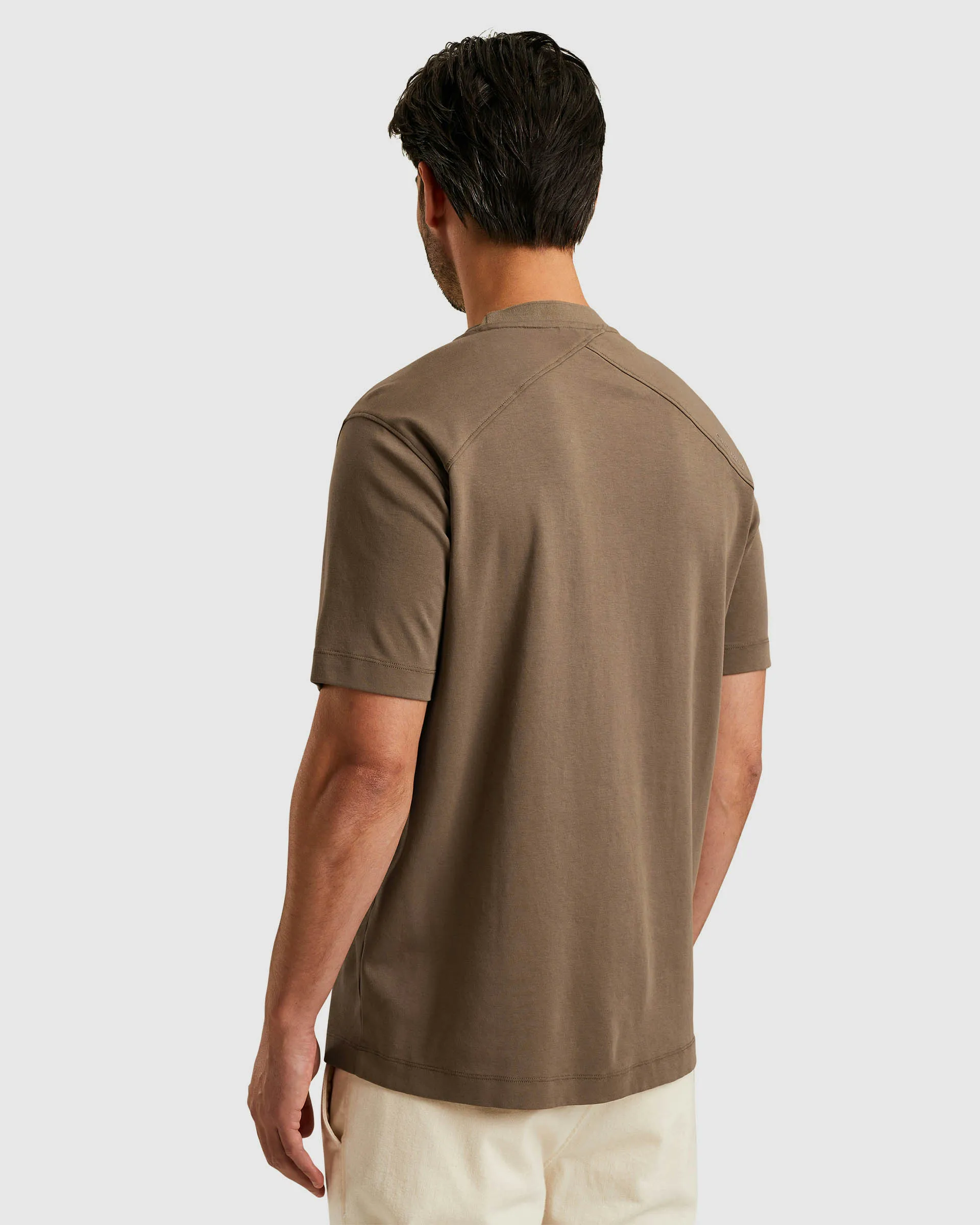 Cast Iron T-shirt KM Bruin 101535-001-L