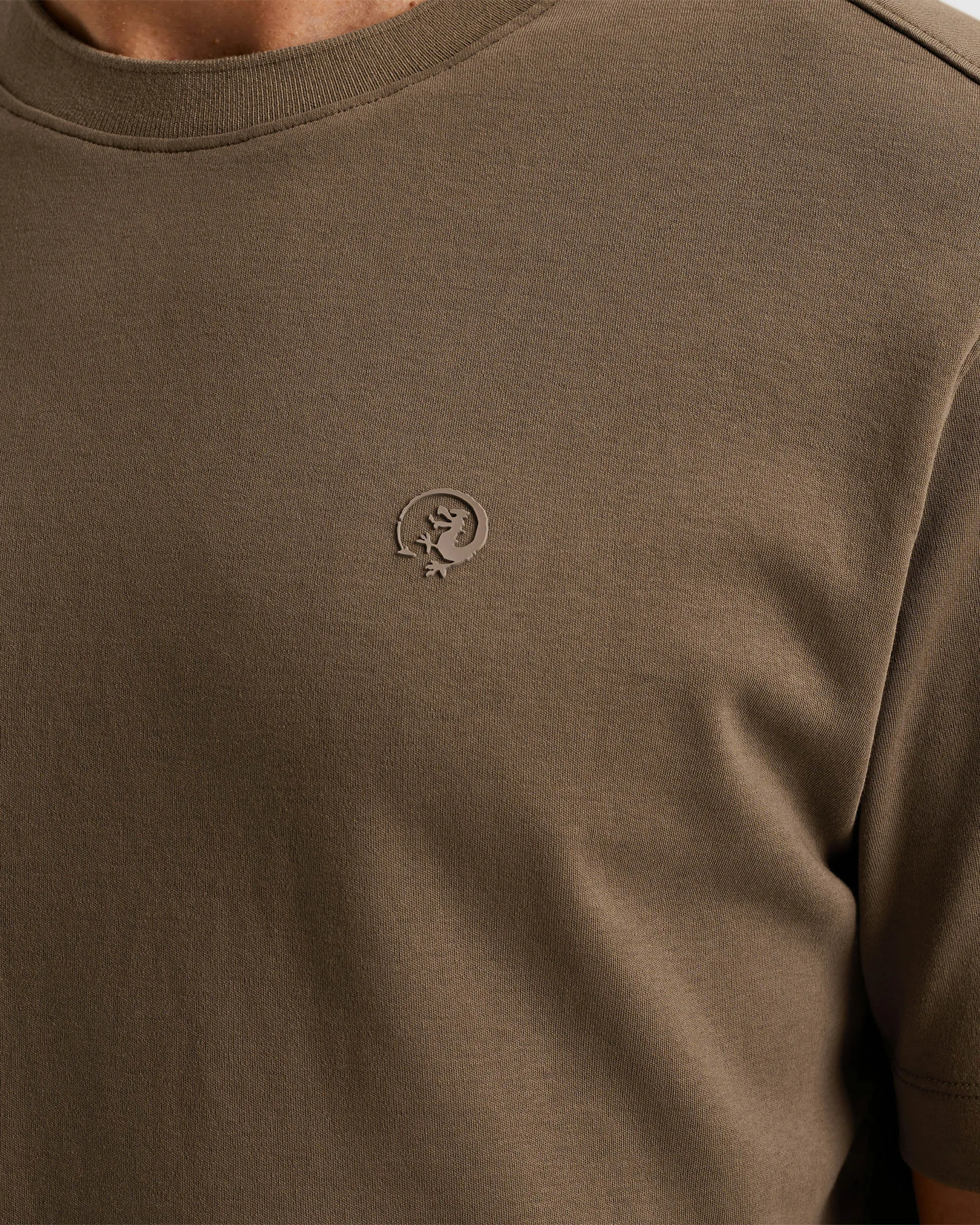 Cast Iron T-shirt KM Bruin 101535-001-L