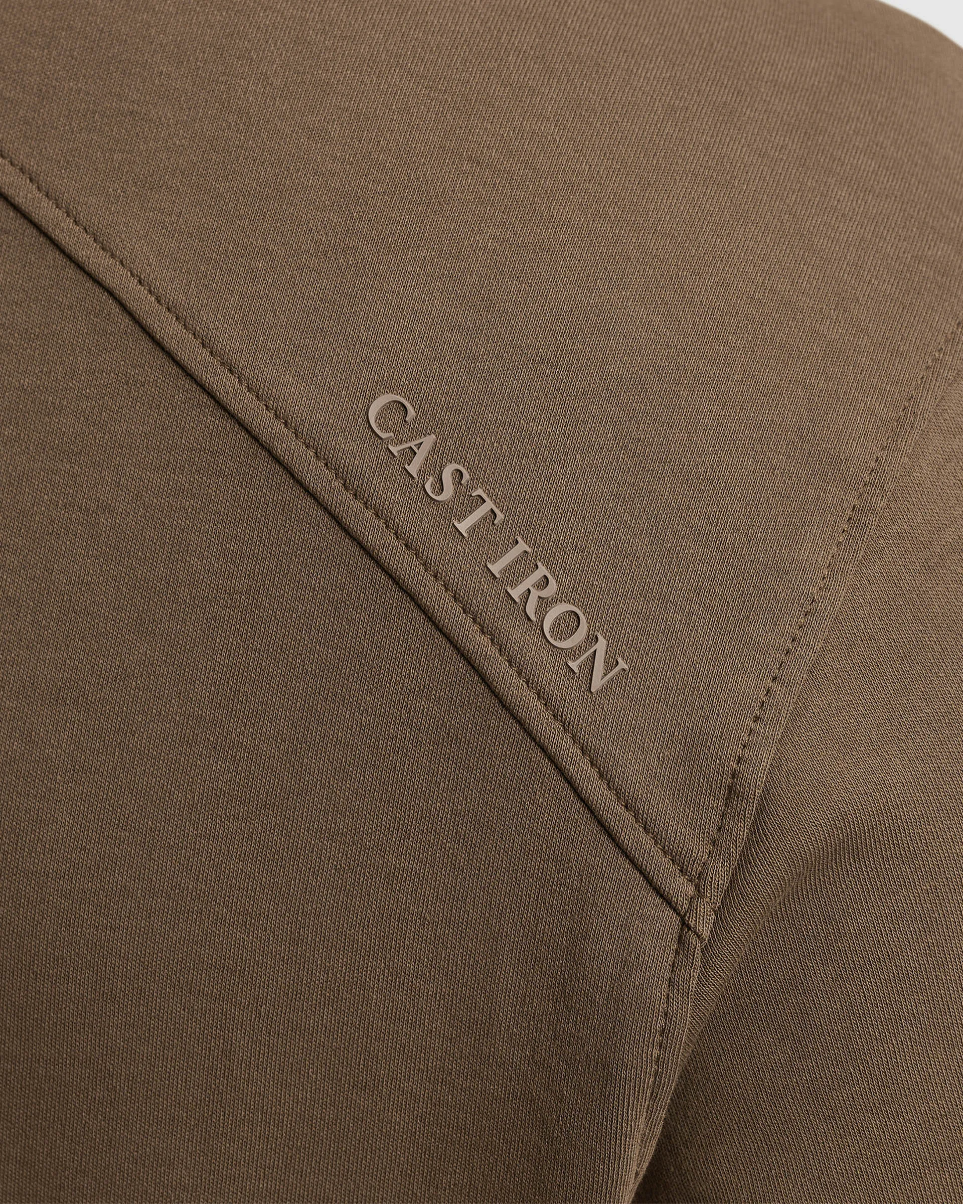 Cast Iron T-shirt KM Bruin 101535-001-L