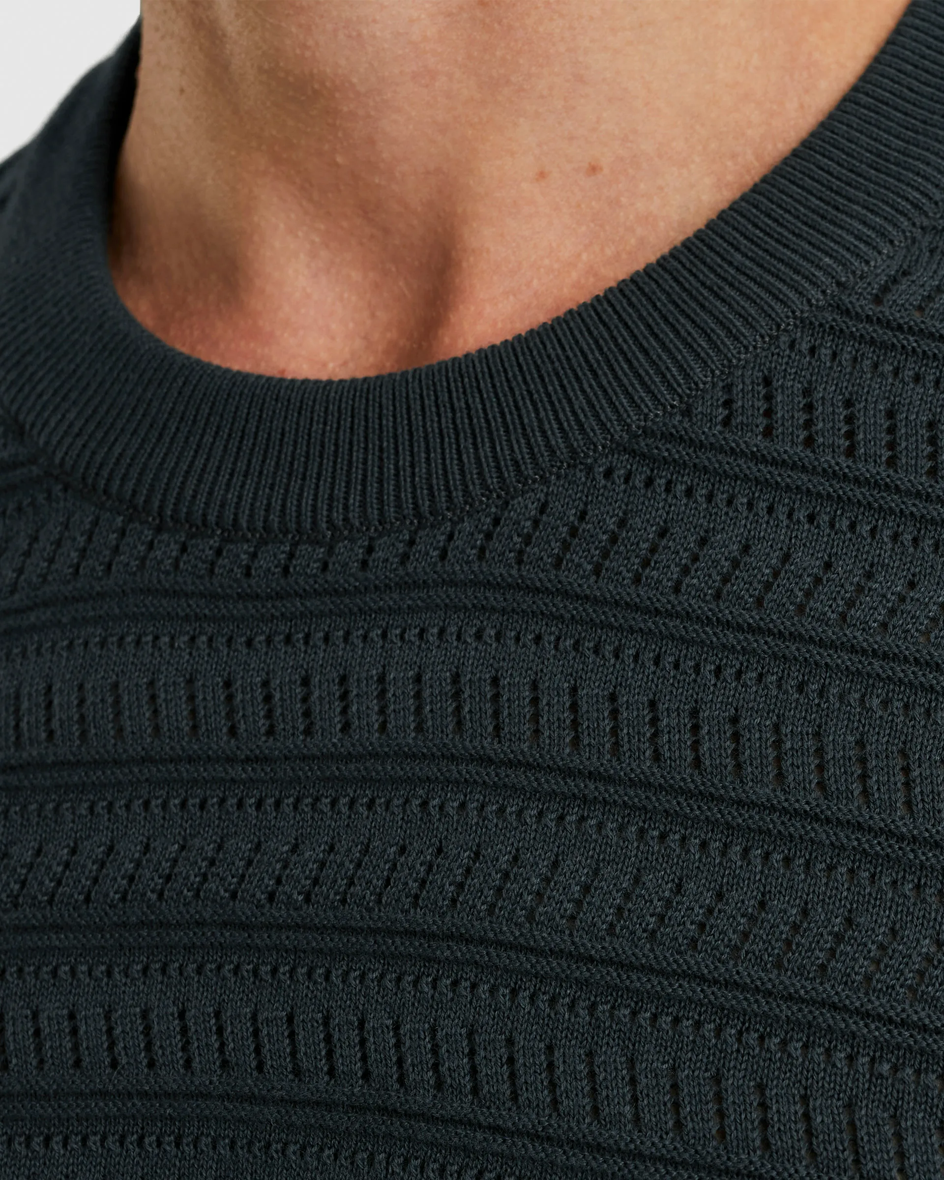 Cast Iron T-shirt KM Blauw 101540-001-L