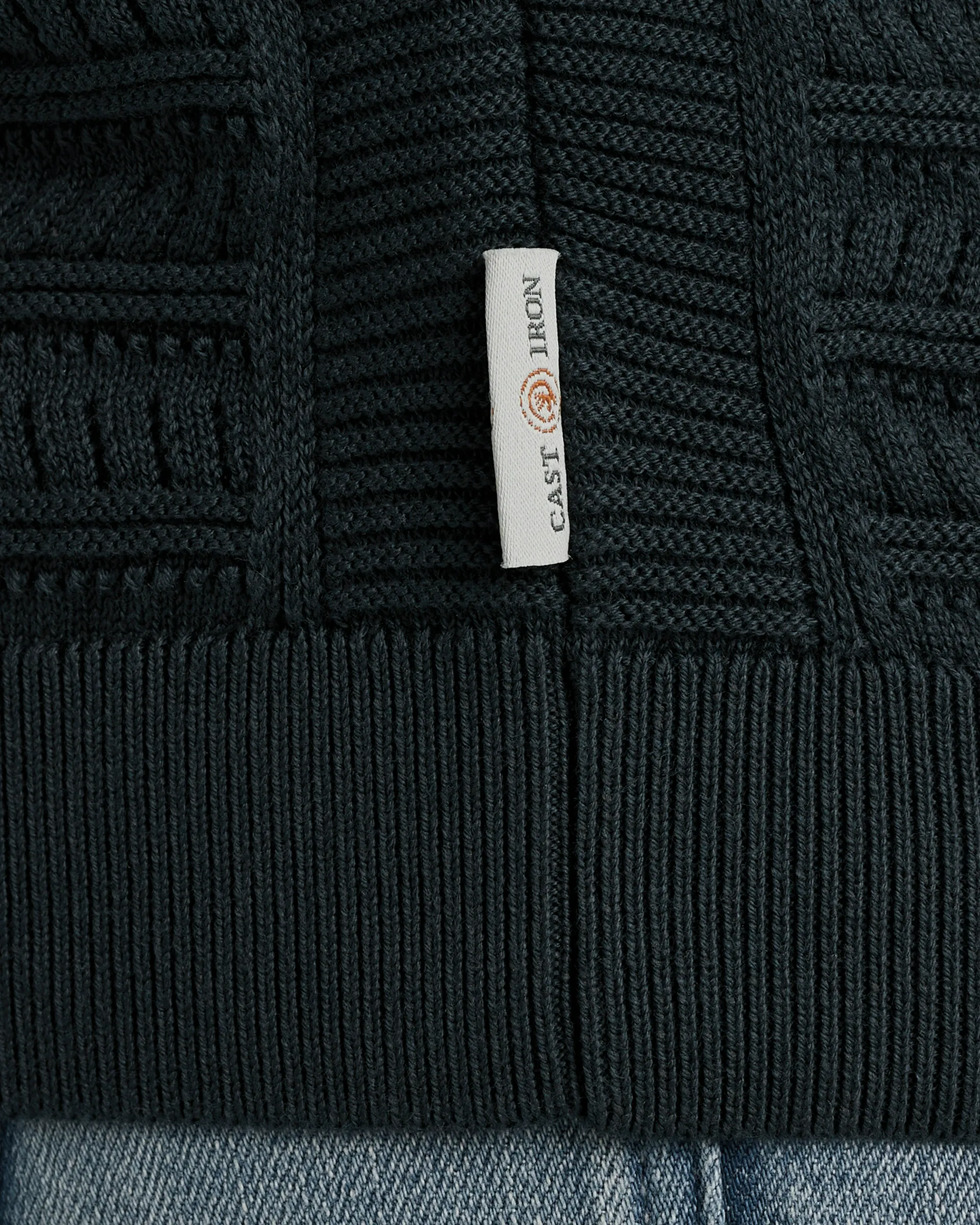 Cast Iron T-shirt KM Blauw 101540-001-L