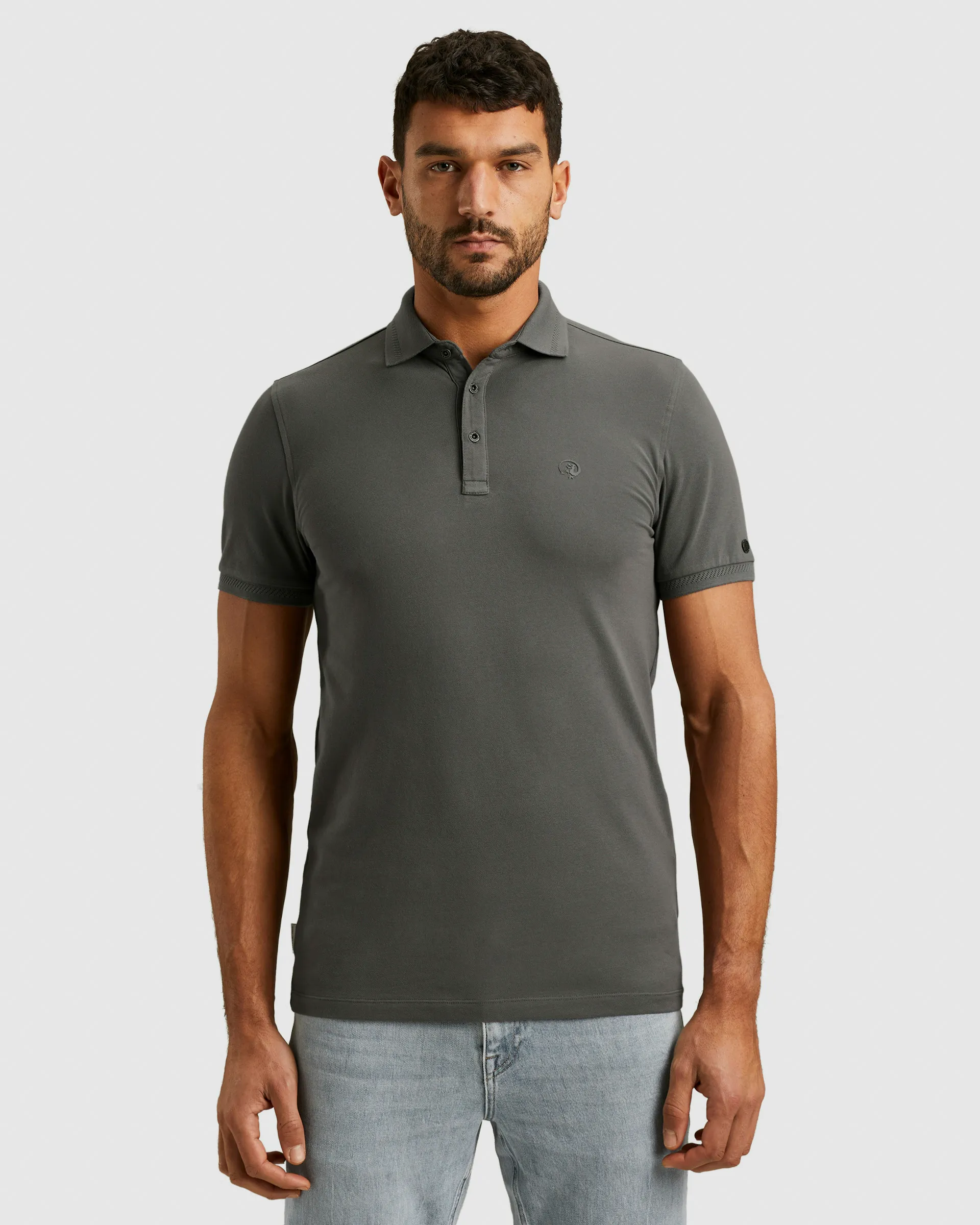 Cast Iron Polo KM Grijs 101571-001-L