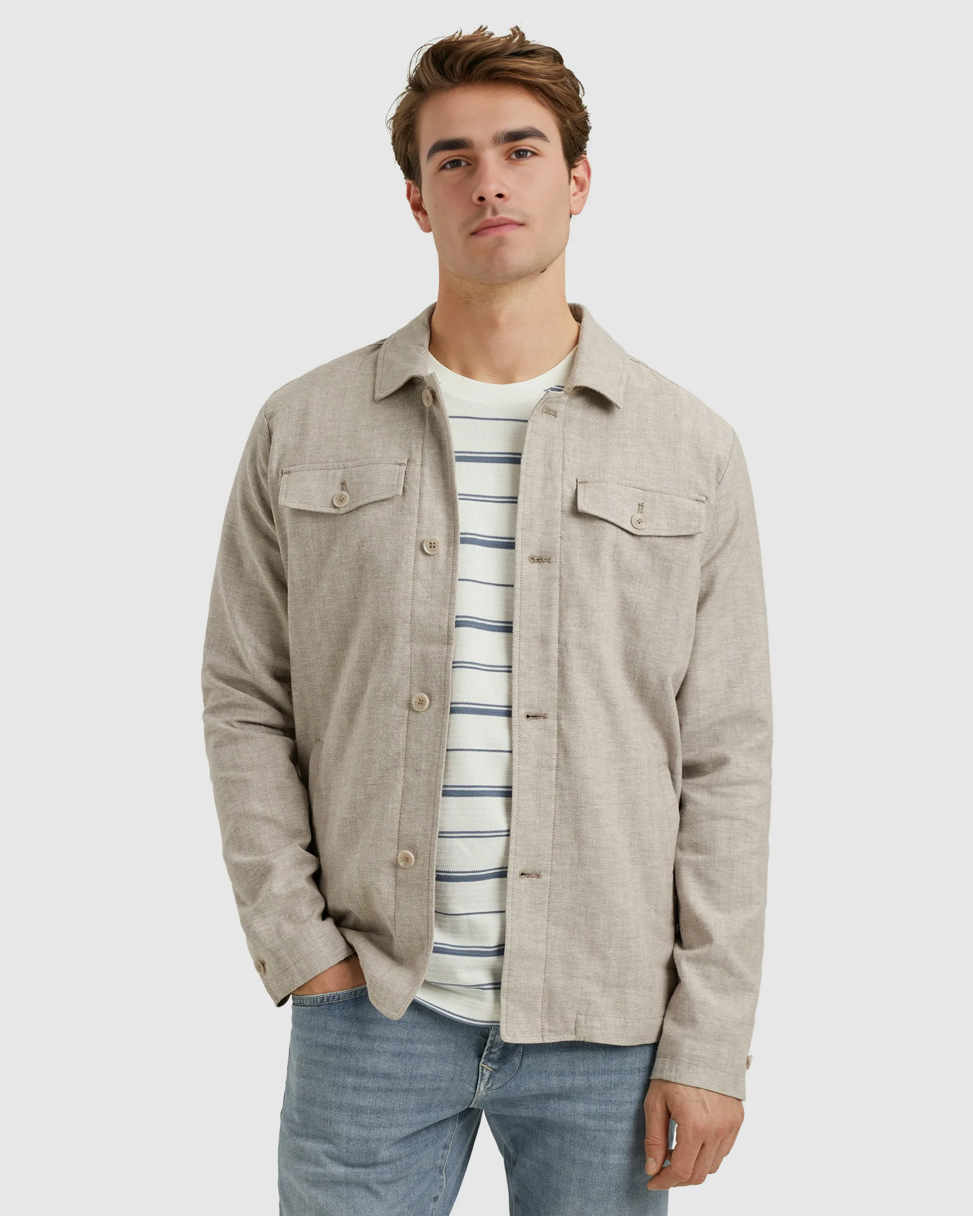 Vanguard Overshirt Bruin 101575-001-L
