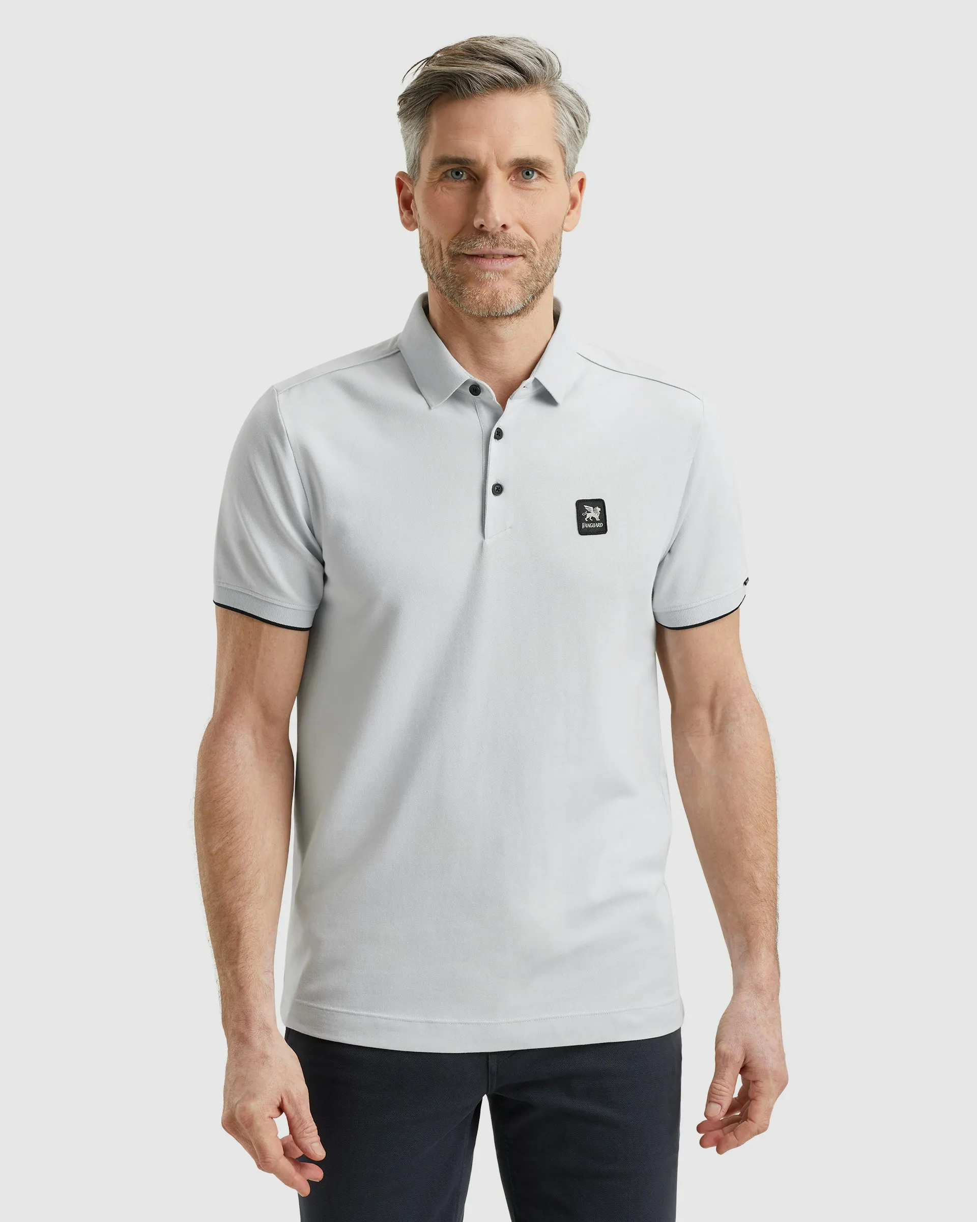 Vanguard Polo KM Licht blauw 101591-001-L