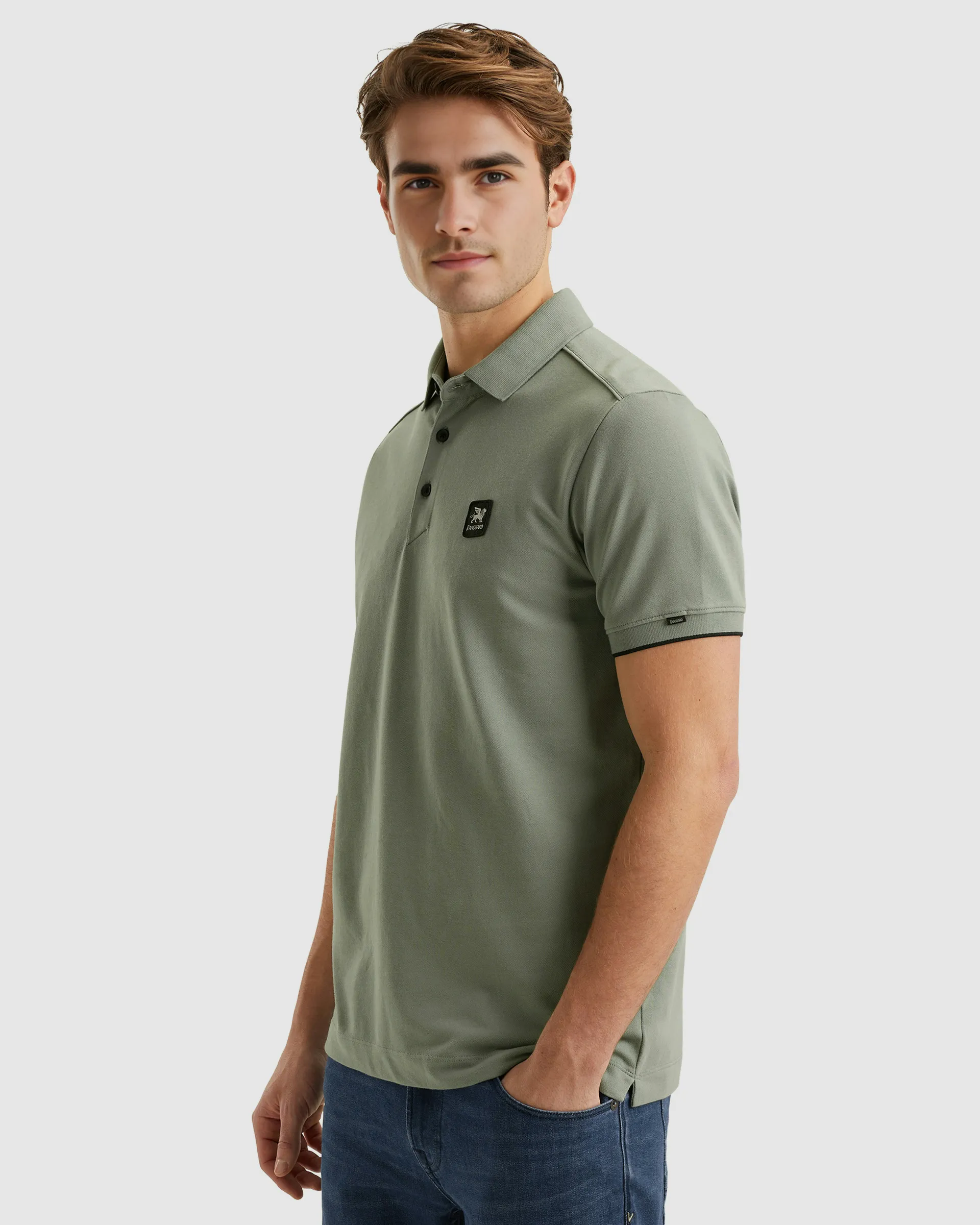 Vanguard Polo KM Groen 101592-001-L