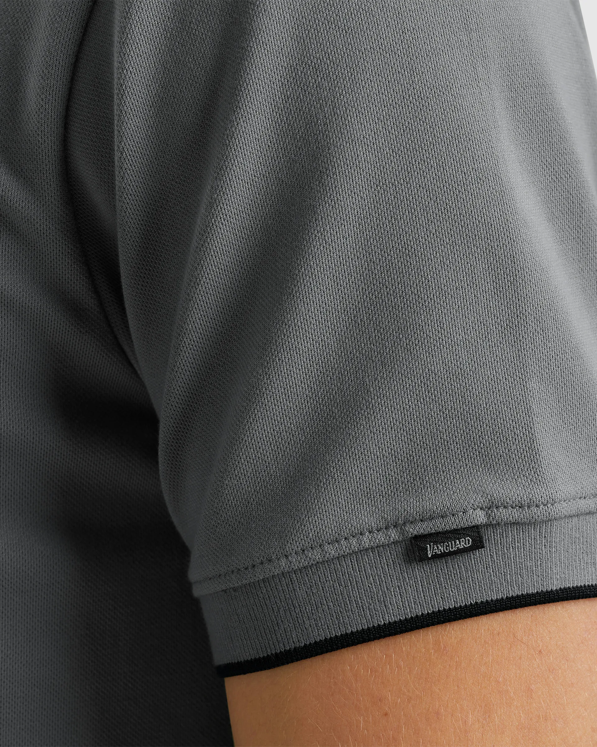 Vanguard Polo KM Antraciet 101594-001-L