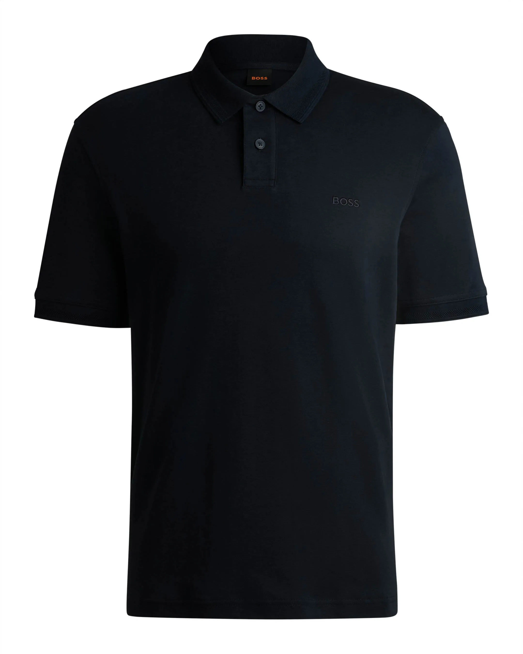 Boss Casual Pe_Interlock Polo KM Donker blauw 101709-001-L