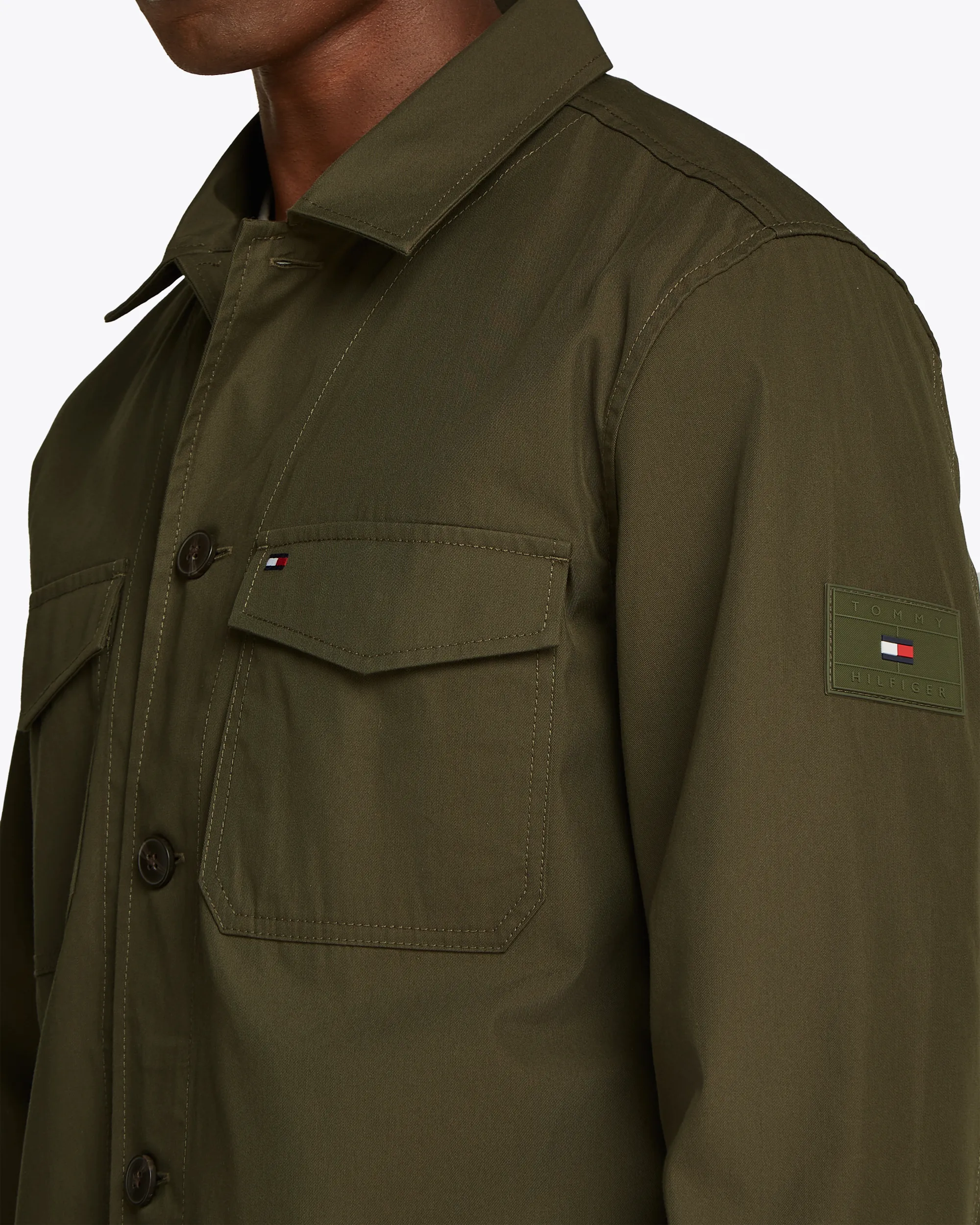 Tommy Hilfiger Menswear Overshirt Groen 101721-001-L