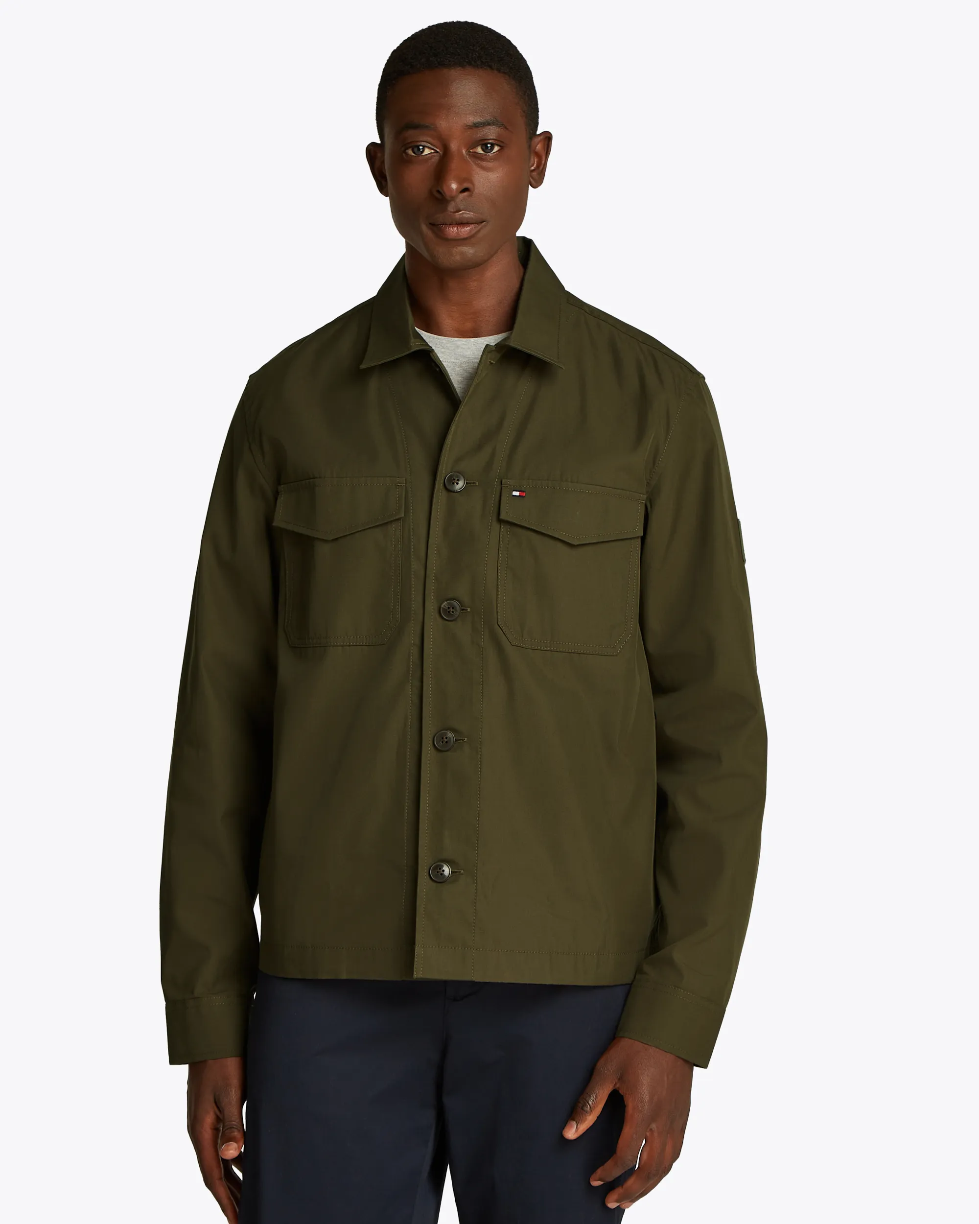 Tommy Hilfiger Menswear Overshirt Groen 101721-001-L