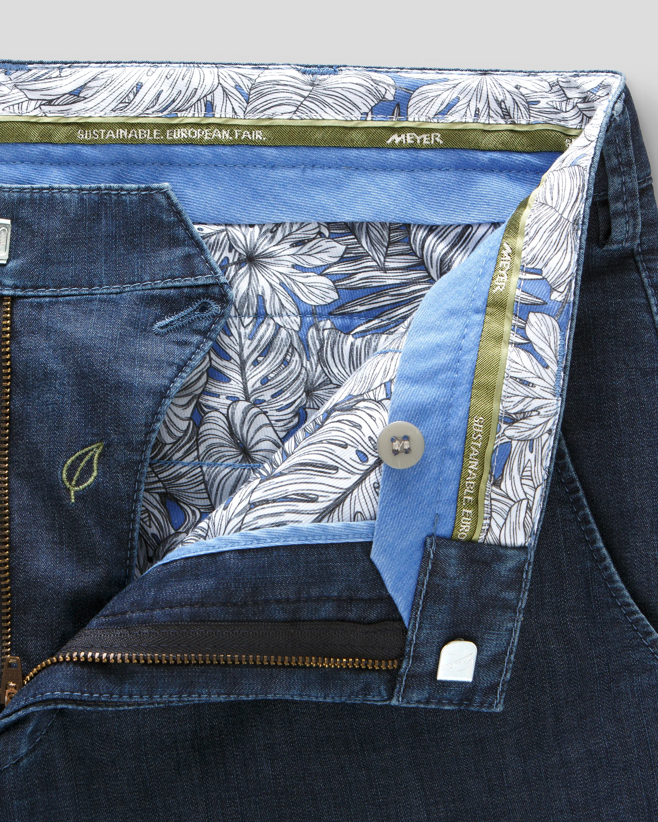 Meyer Bonn Pantalon Blauw 101738-001-24