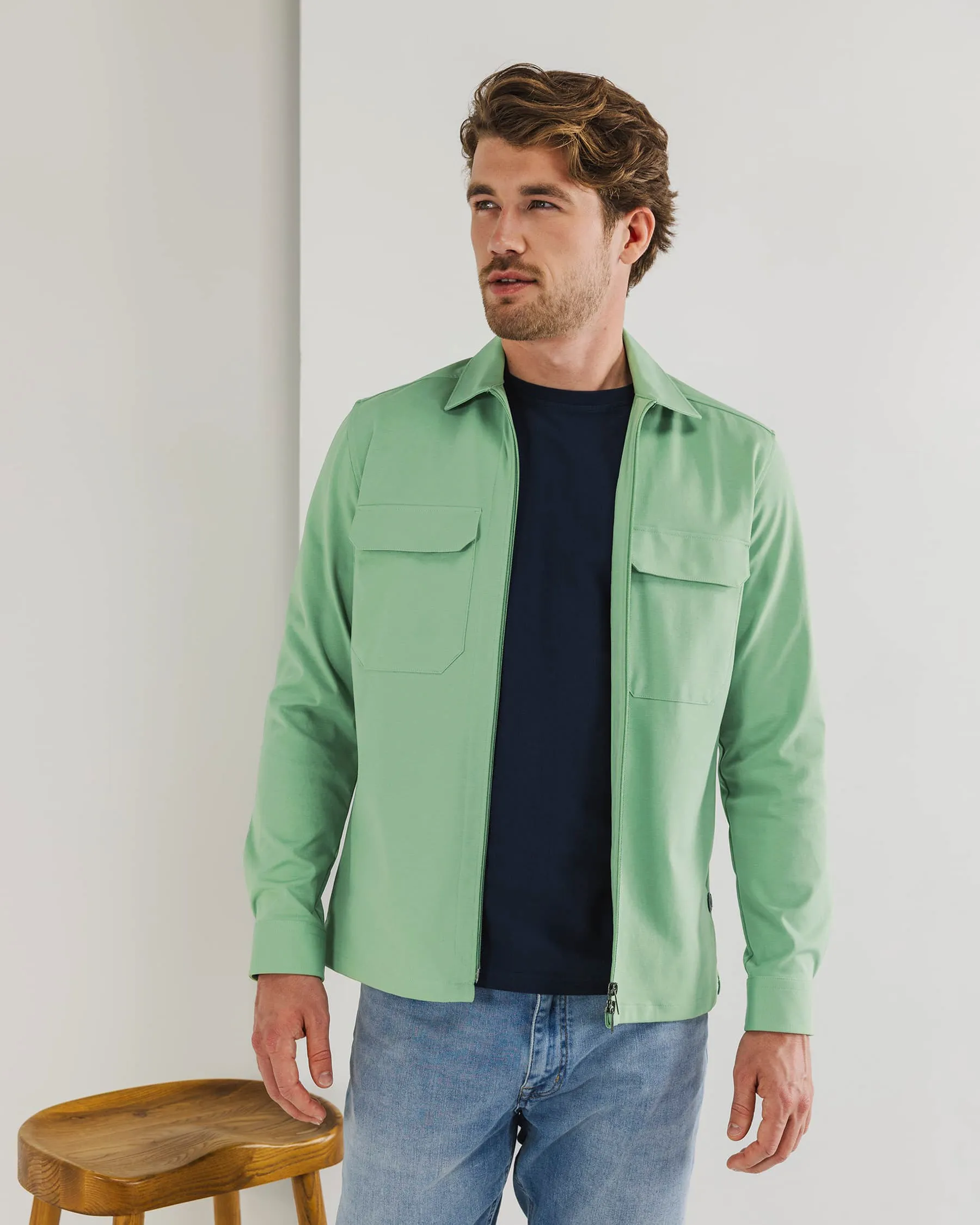 State of Art Overshirt Groen 101778-001-4XL
