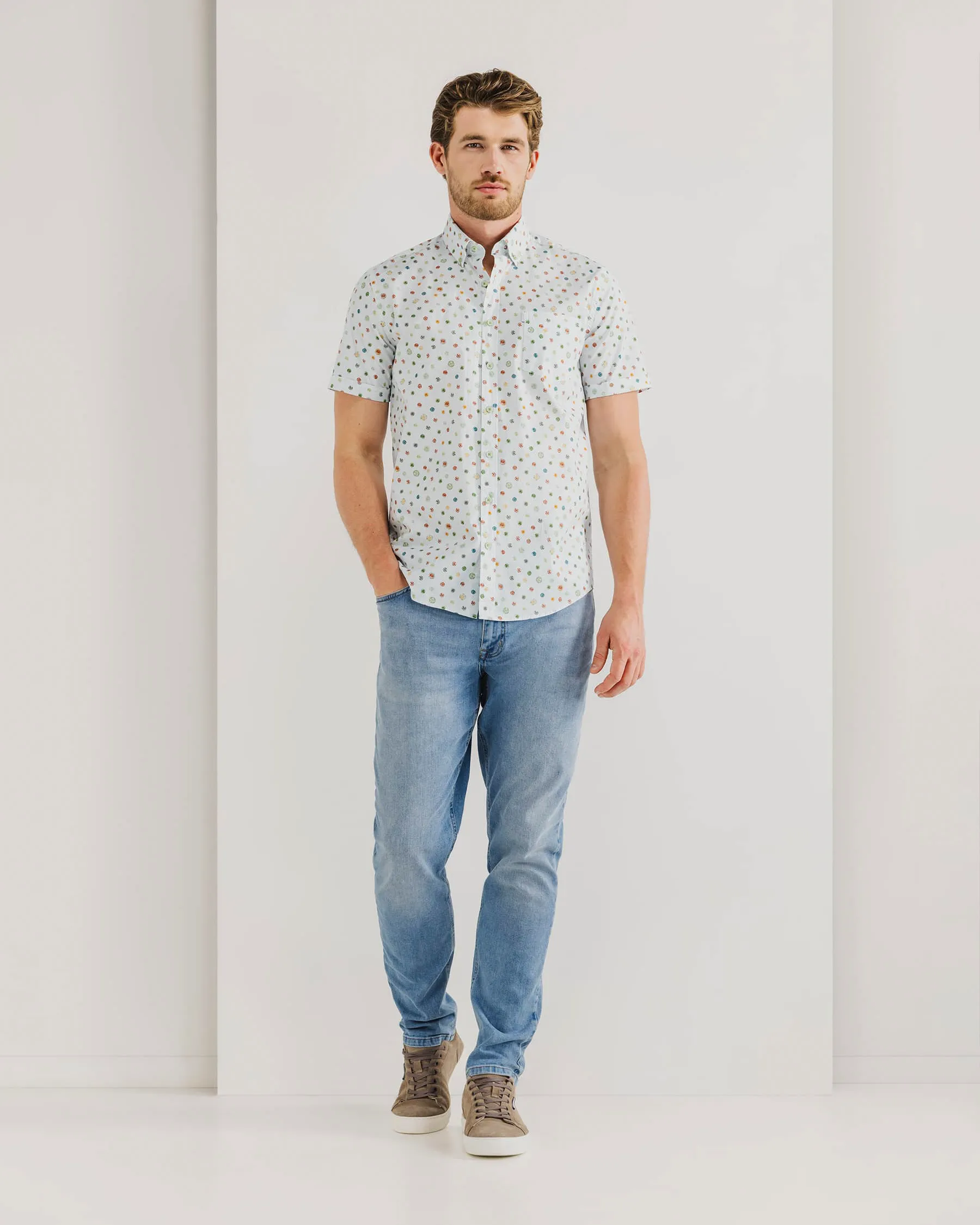 State of Art Casual Overhemd KM Wit 101780-001-4XL