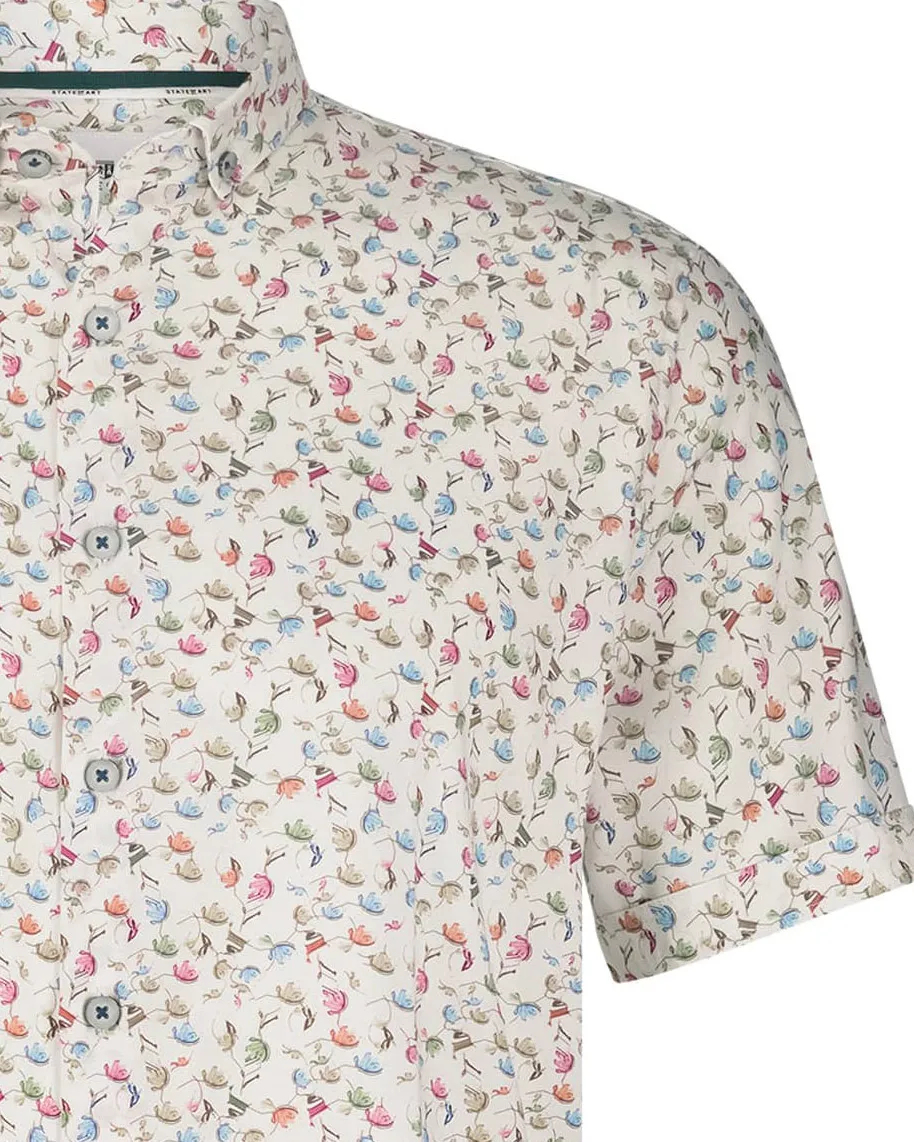 State of Art Casual Overhemd KM Wit 101781-001-4XL