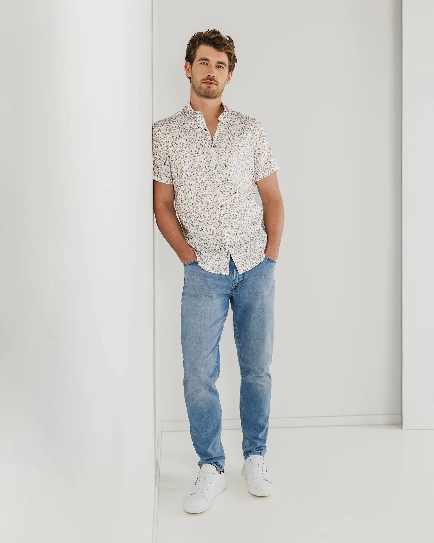 State of Art Casual Overhemd KM Wit 101781-001-4XL