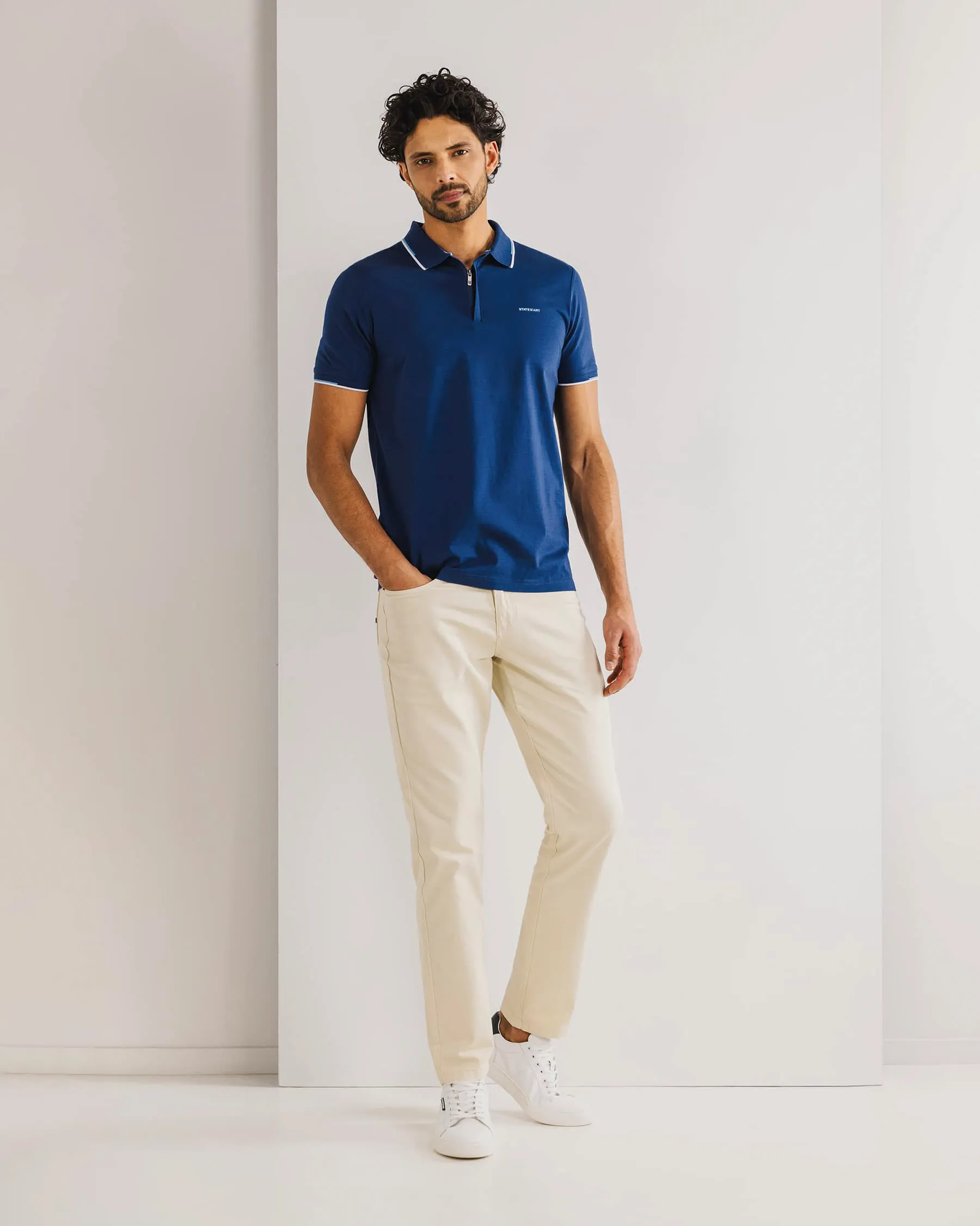 State of Art Polo KM Donker blauw 101788-001-4XL