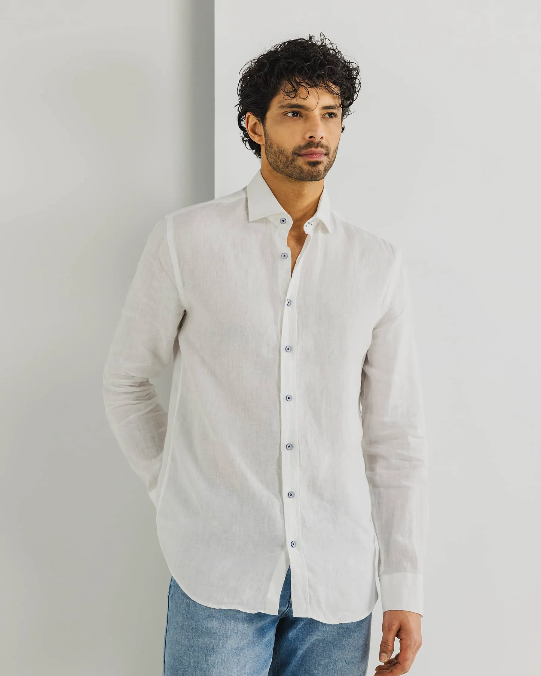State of Art Casual Overhemd LM Wit 101789-001-4XL