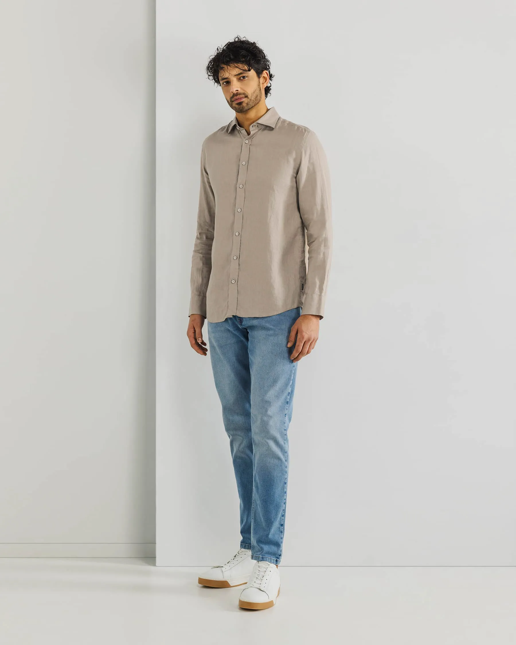 State of Art Casual Overhemd LM Beige 101790-001-4XL