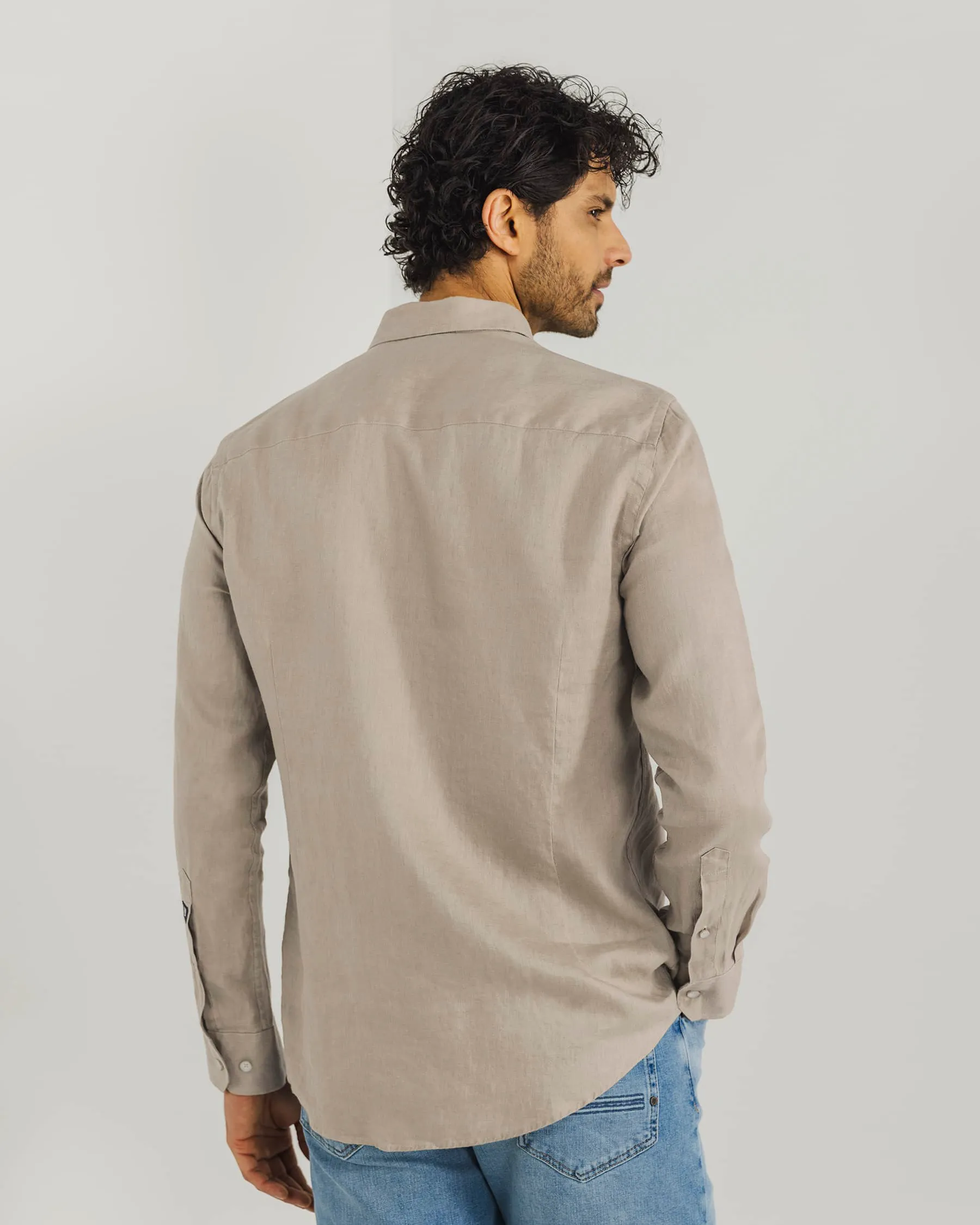 State of Art Casual Overhemd LM Beige 101790-001-4XL