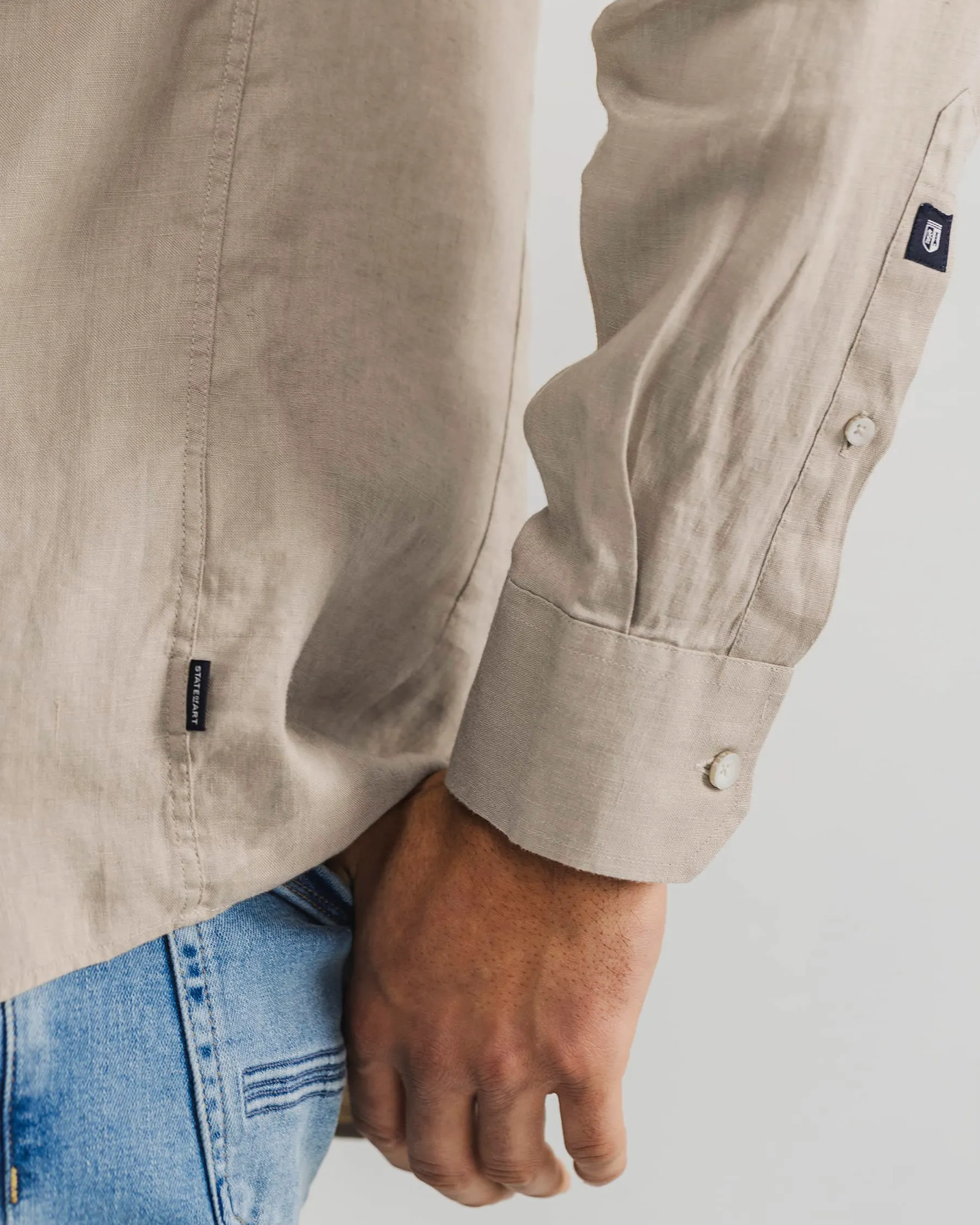 State of Art Casual Overhemd LM Beige 101790-001-4XL
