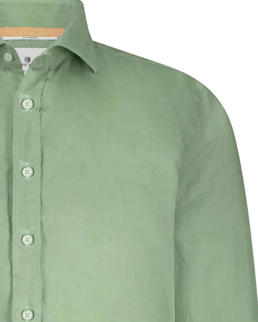 State of Art Casual Overhemd LM Groen 101791-001-4XL