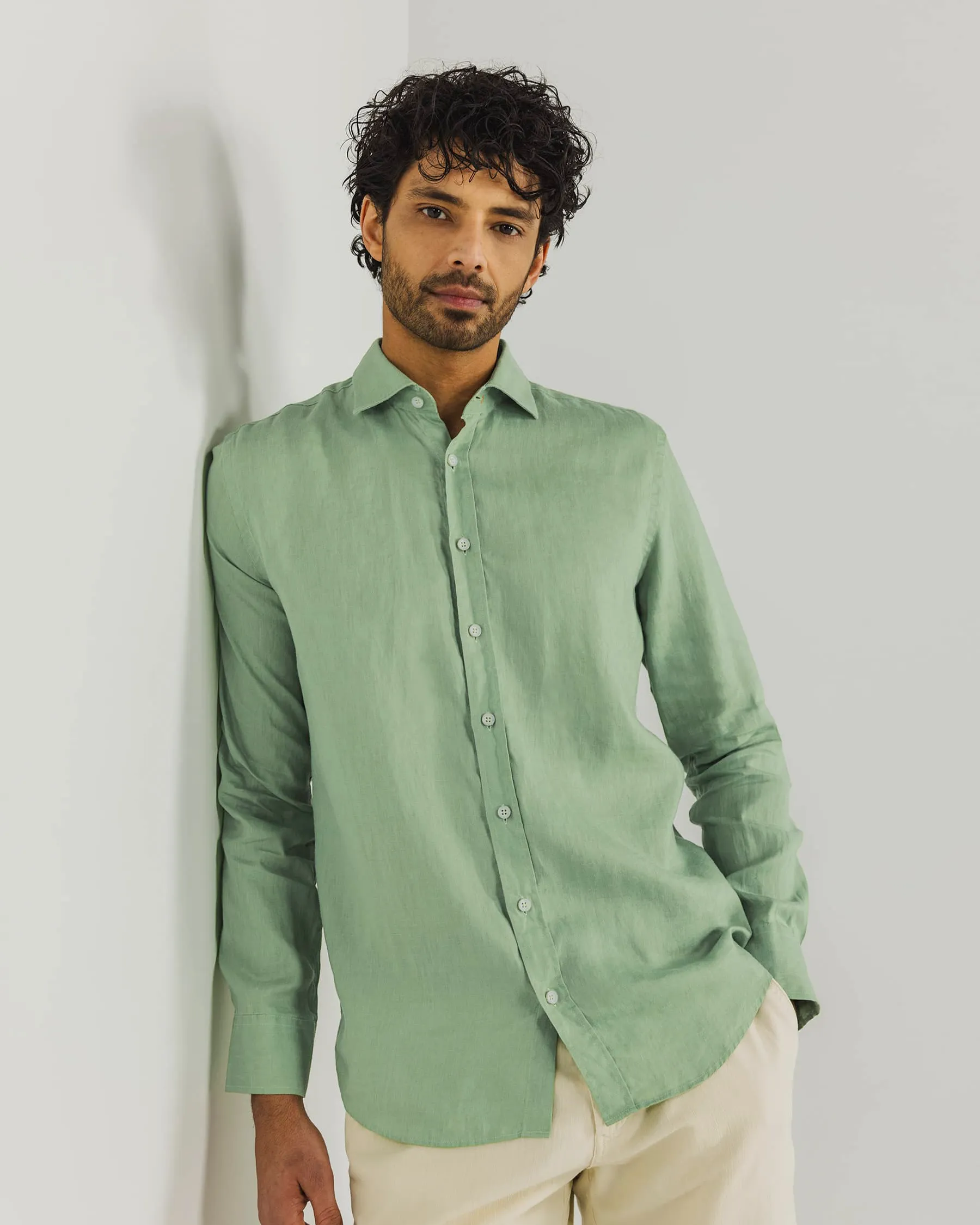 State of Art Casual Overhemd LM Groen 101791-001-4XL
