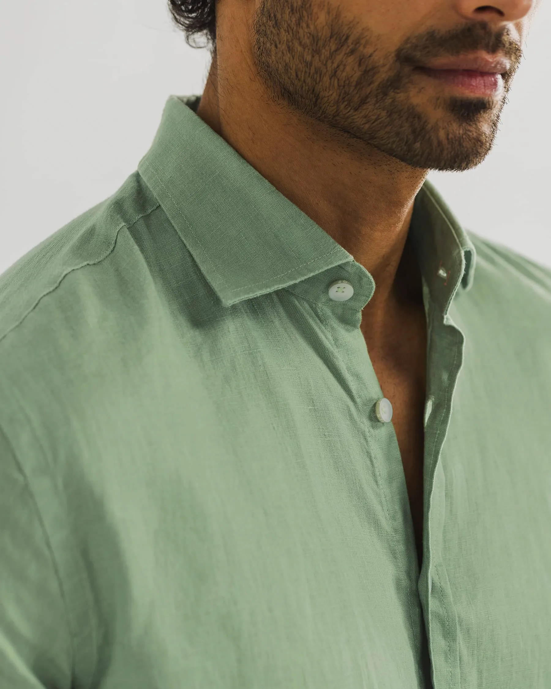 State of Art Casual Overhemd LM Groen 101791-001-4XL