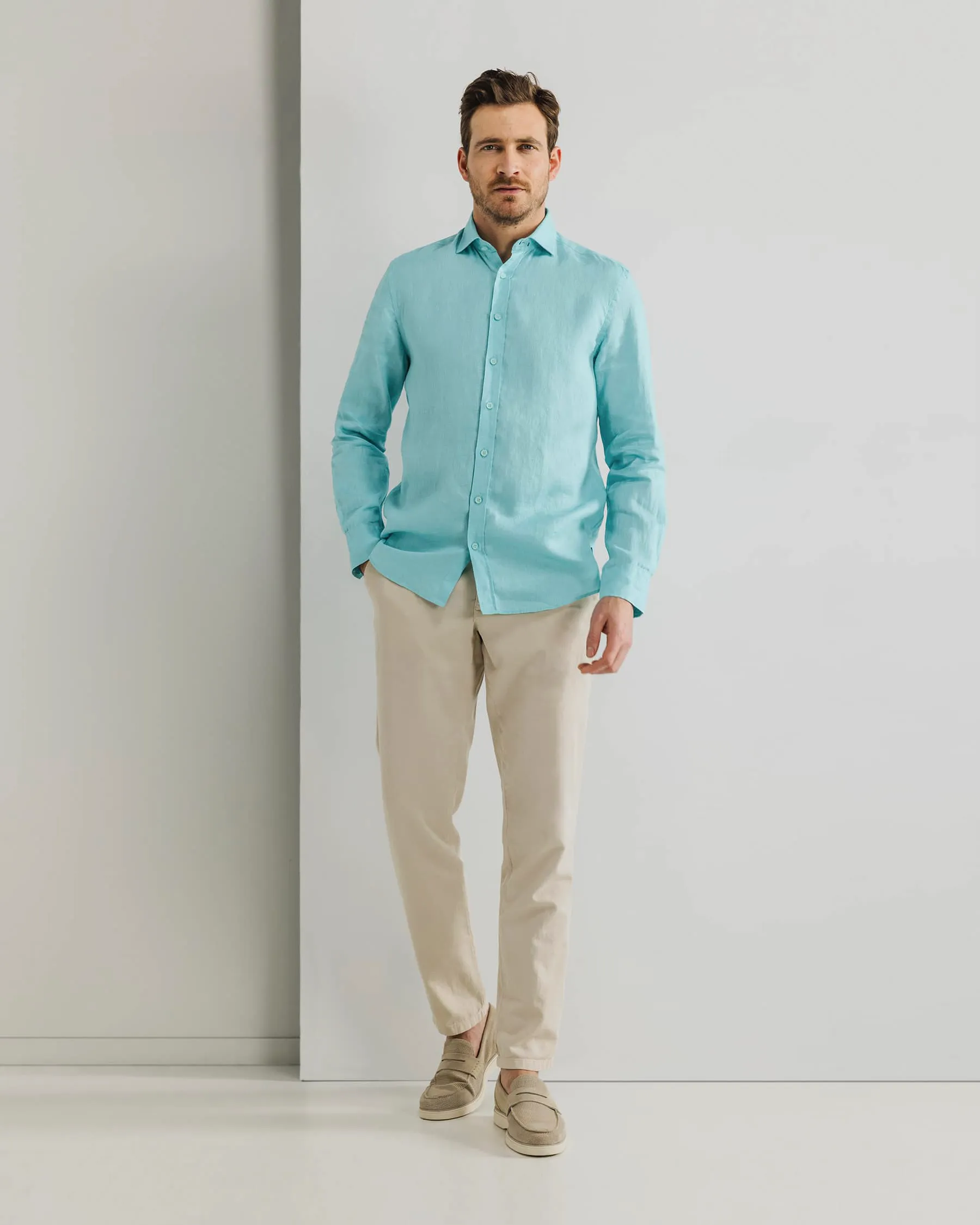 State of Art Casual Overhemd LM Geel 101792-001-4XL