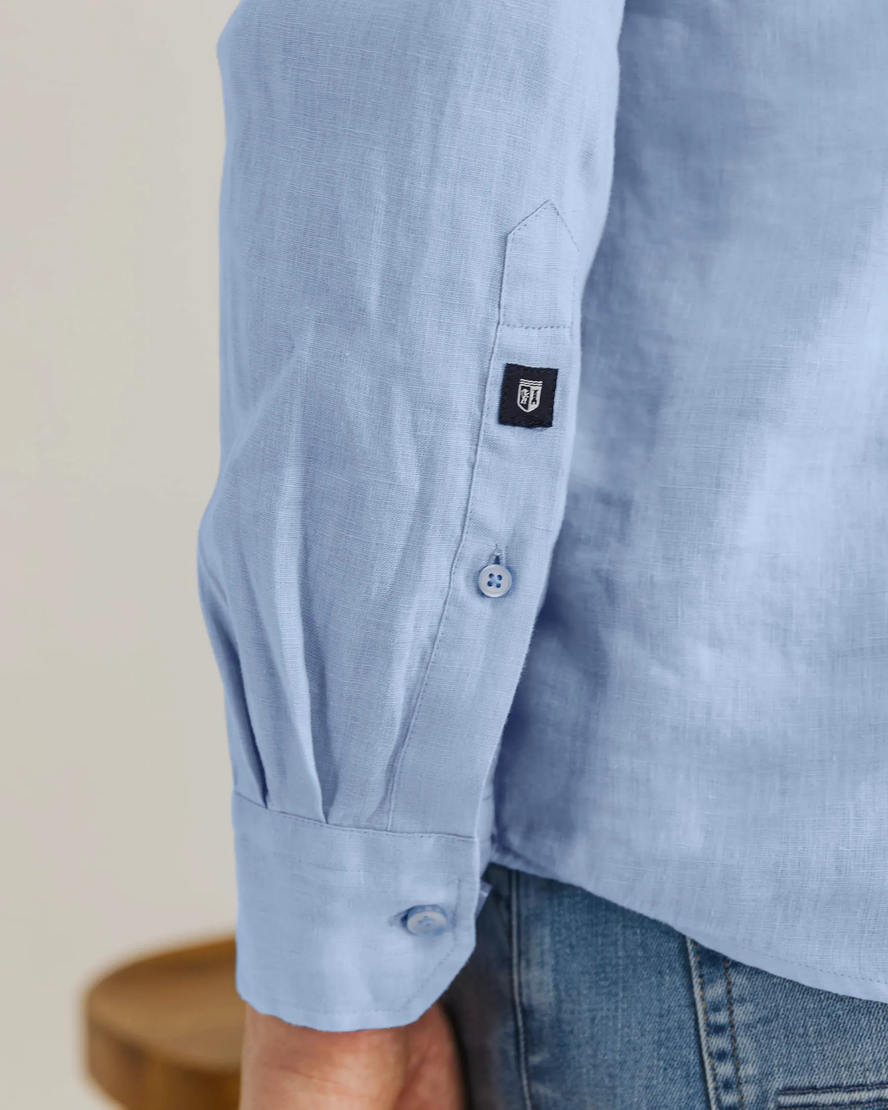 State of Art Casual Overhemd LM Licht blauw 101793-001-4XL