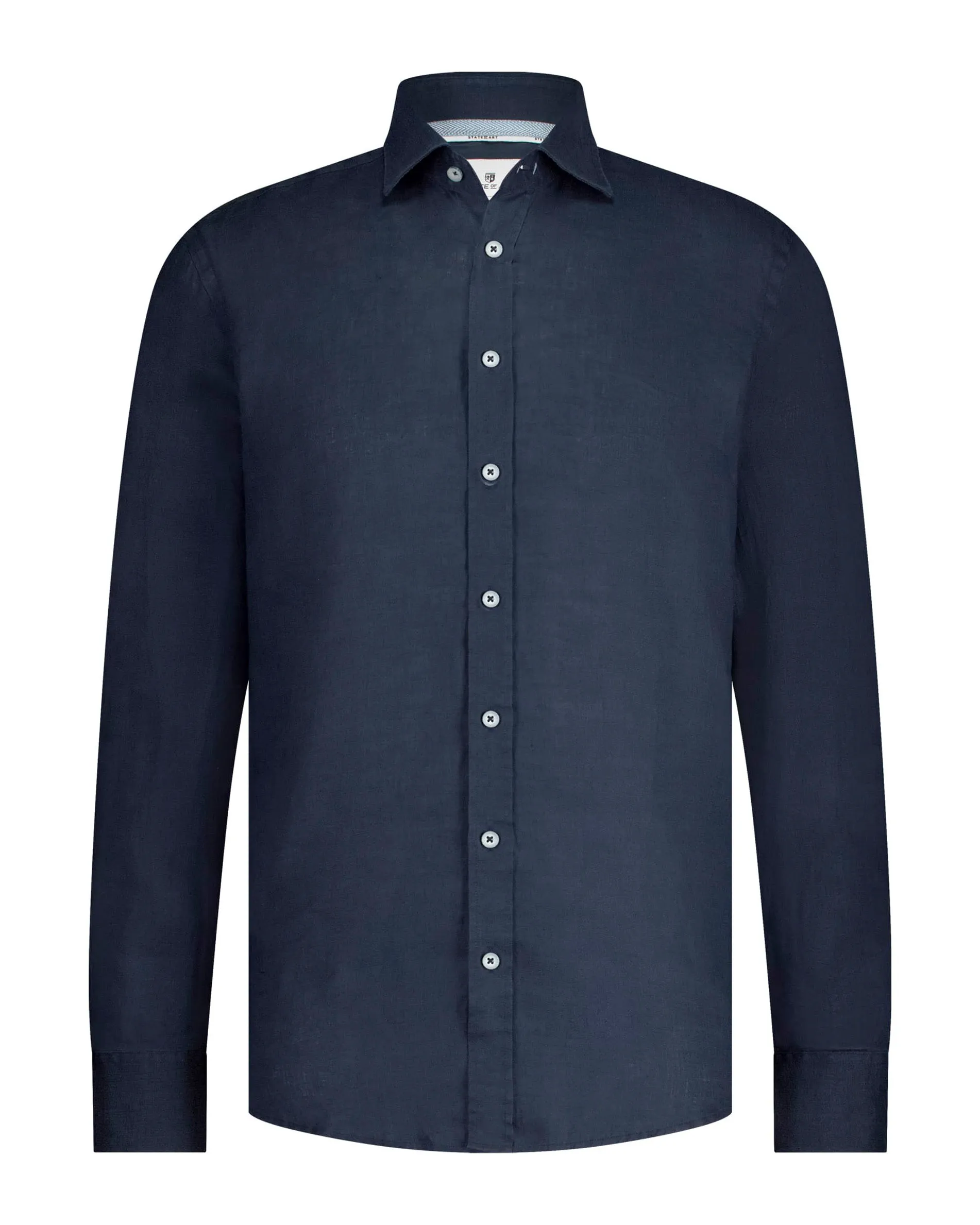 State of Art Casual Overhemd LM Donker blauw 101794-001-4XL