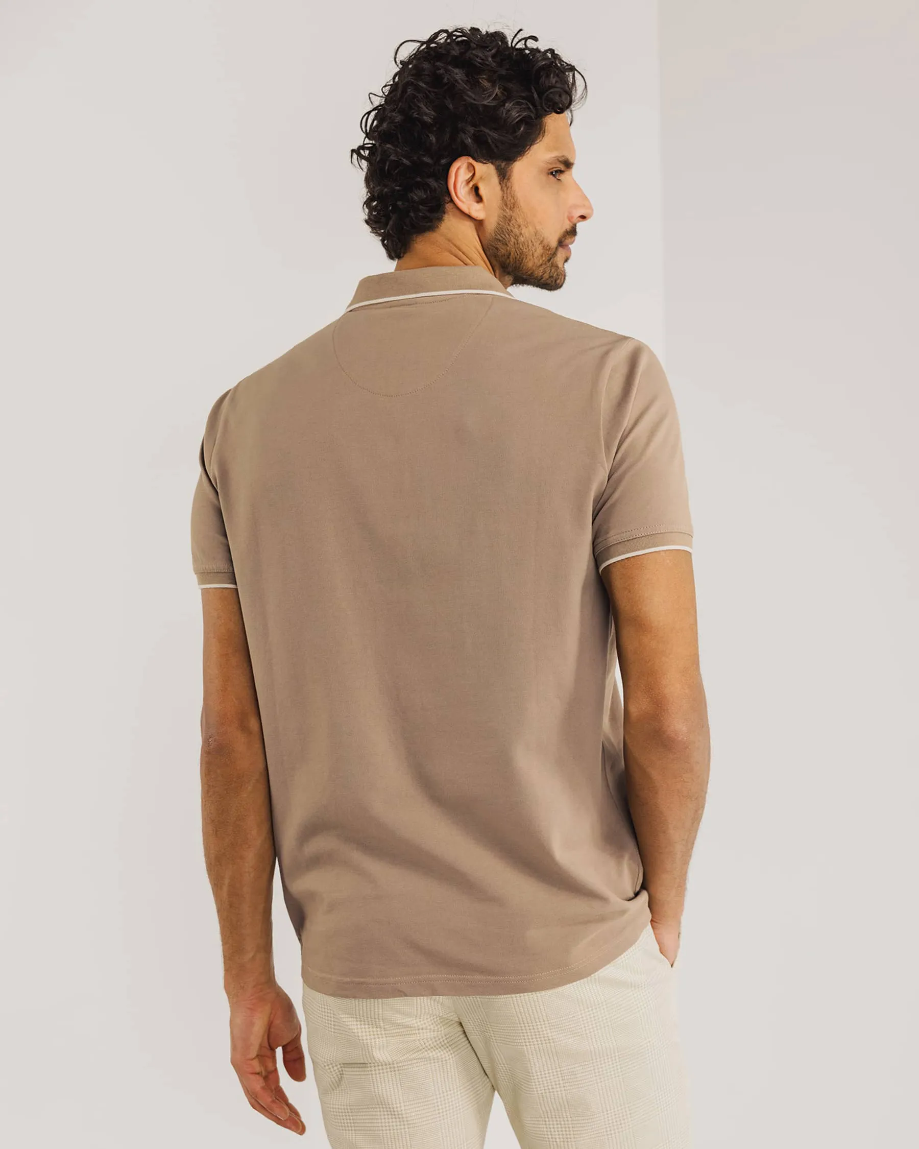 State of Art Polo KM Beige 101797-001-4XL