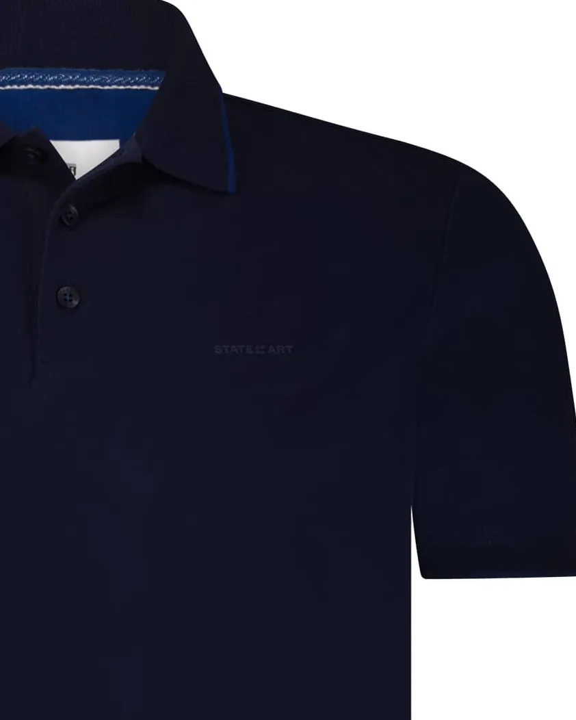 State of Art Polo KM Donker blauw 101805-001-4XL