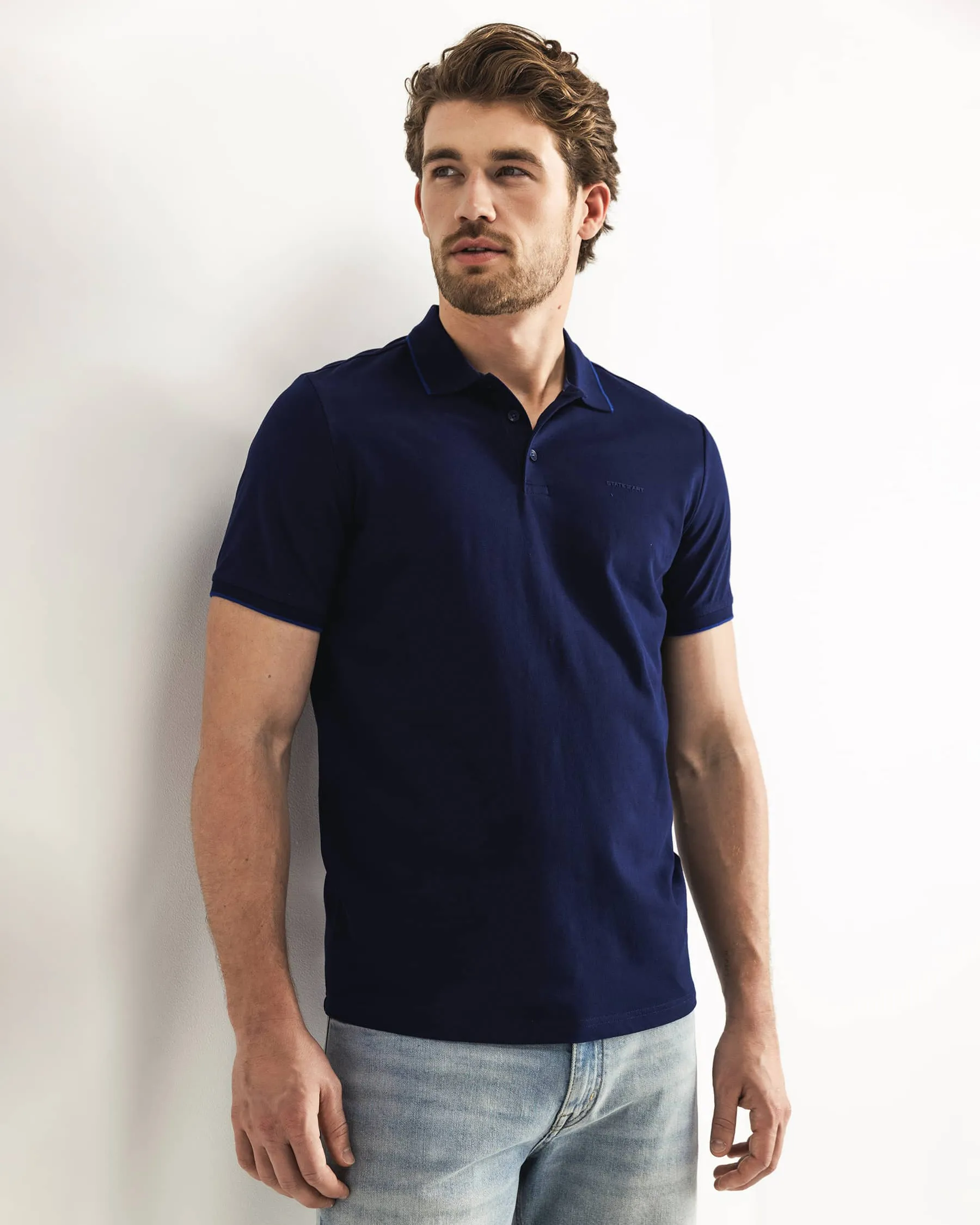 State of Art Polo KM Donker blauw 101805-001-4XL