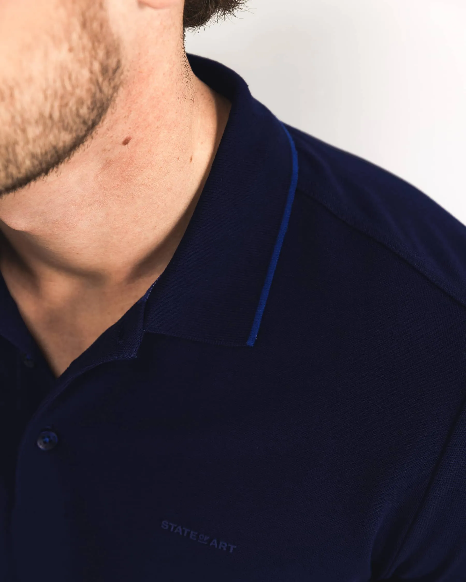 State of Art Polo KM Donker blauw 101805-001-4XL