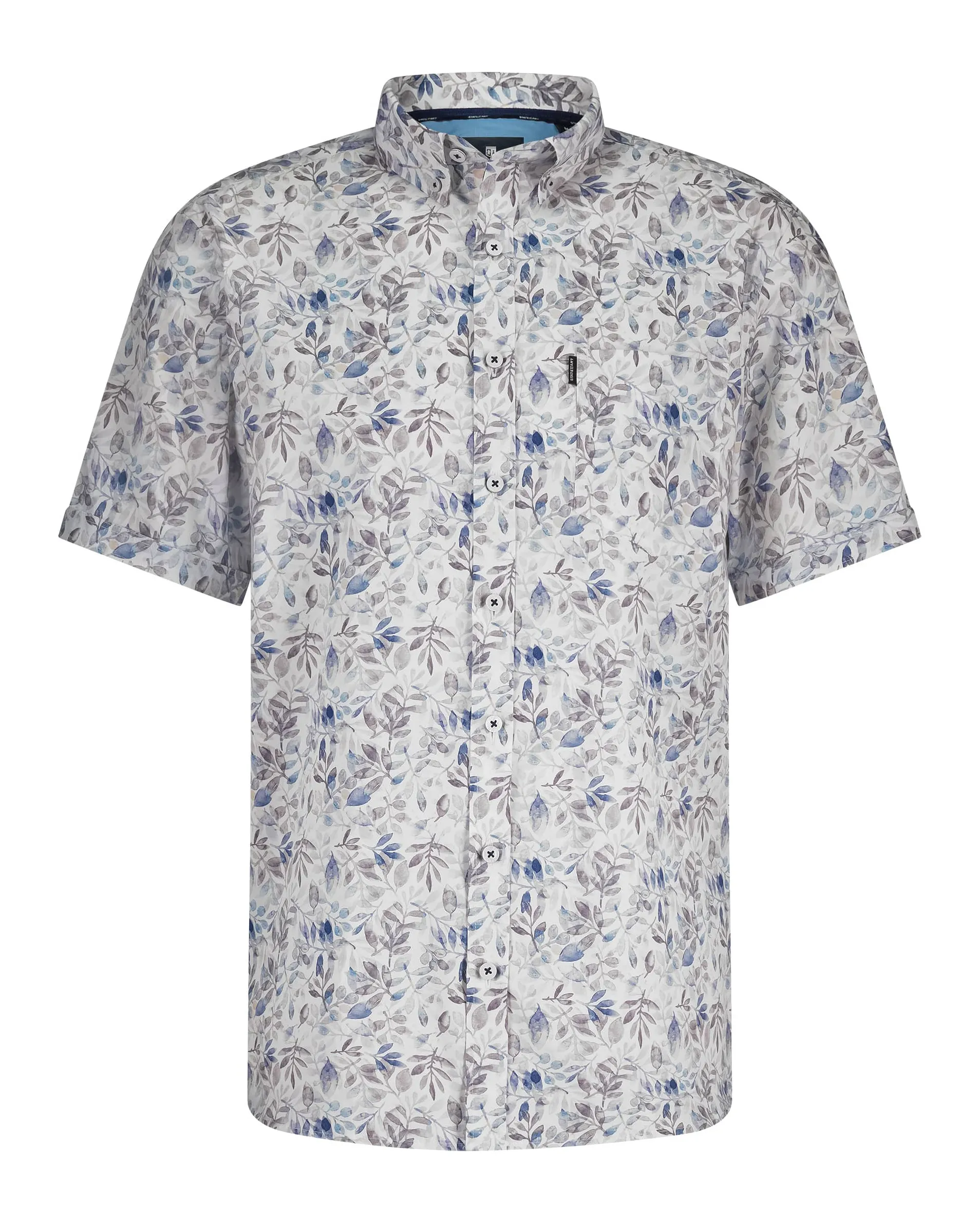 State of Art Casual Overhemd KM Beige 101806-001-4XL