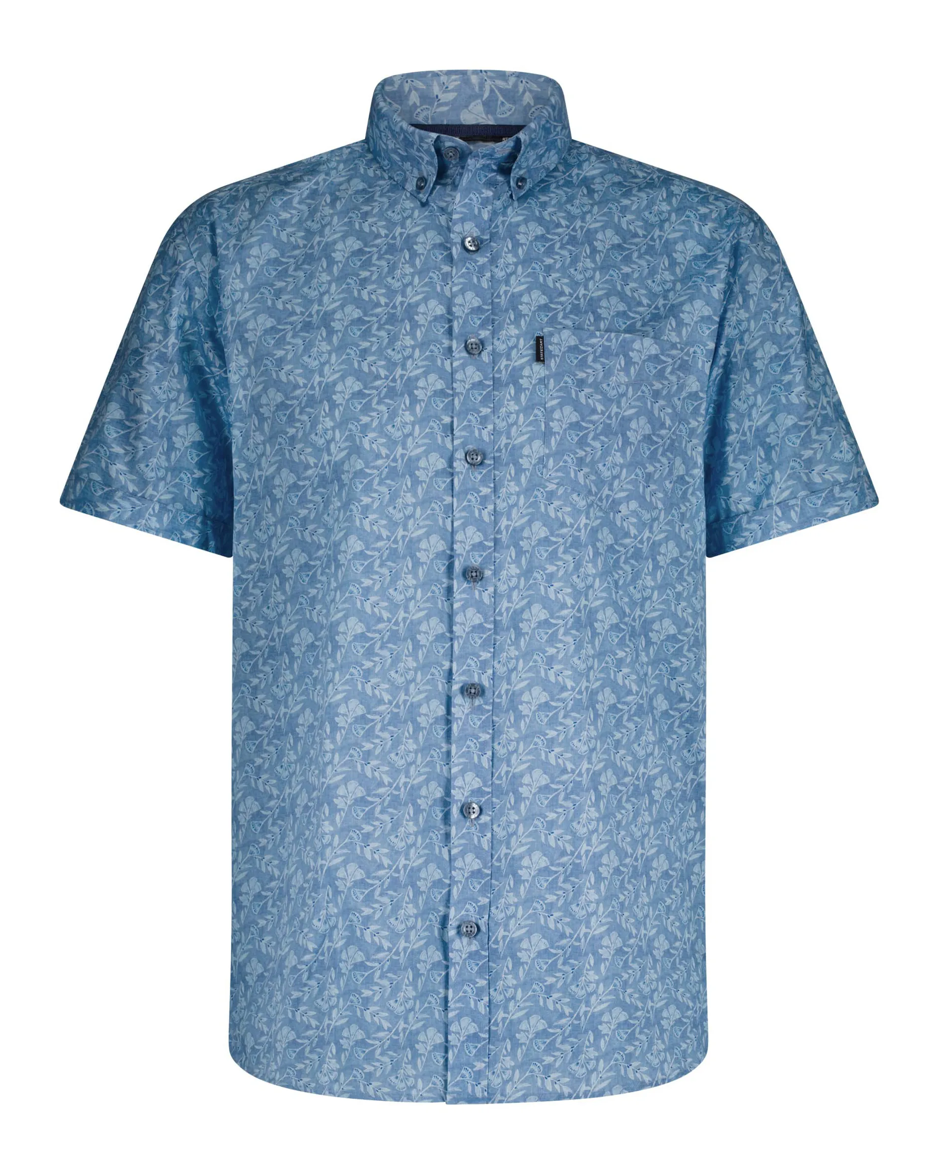 State of Art Casual Overhemd KM Licht blauw 101809-001-4XL