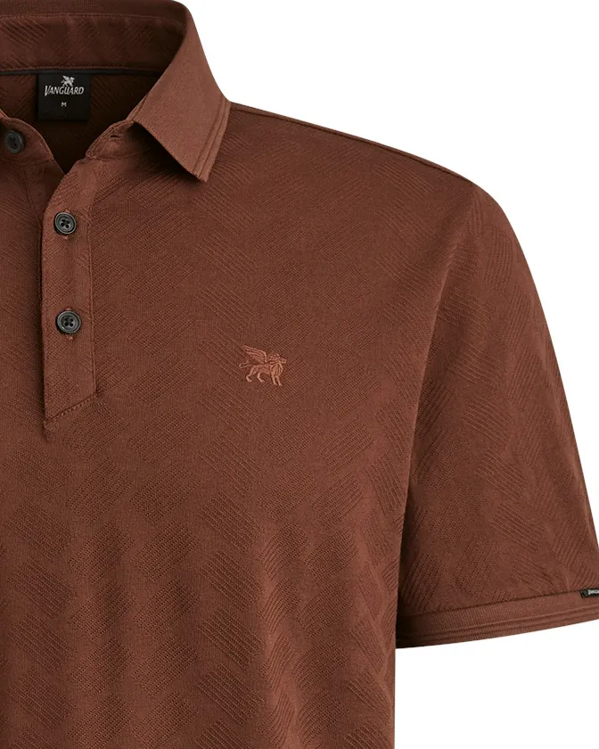 Vanguard Polo KM Bruin 101903-001-L