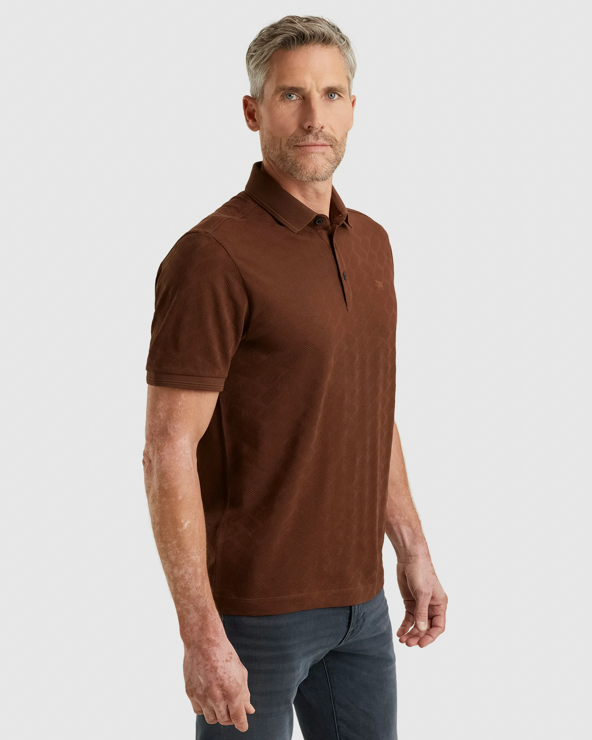 Vanguard Polo KM Bruin 101903-001-L
