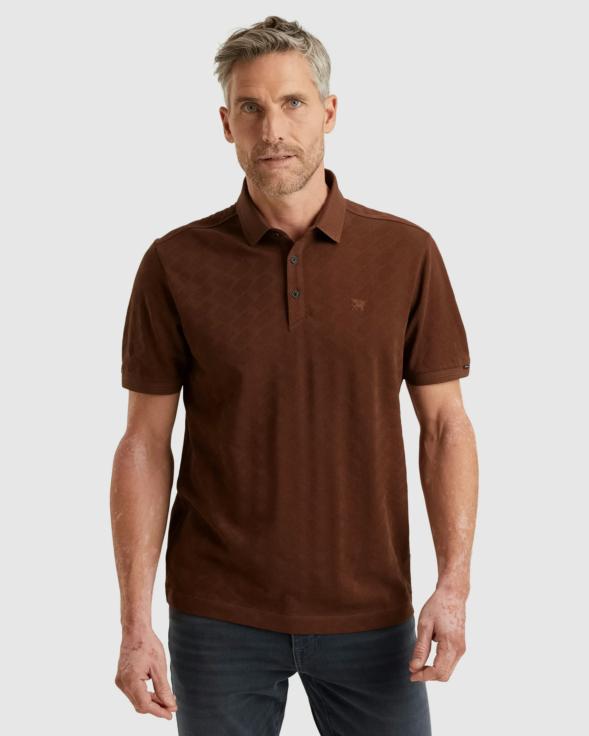 Vanguard Polo KM Bruin 101903-001-L