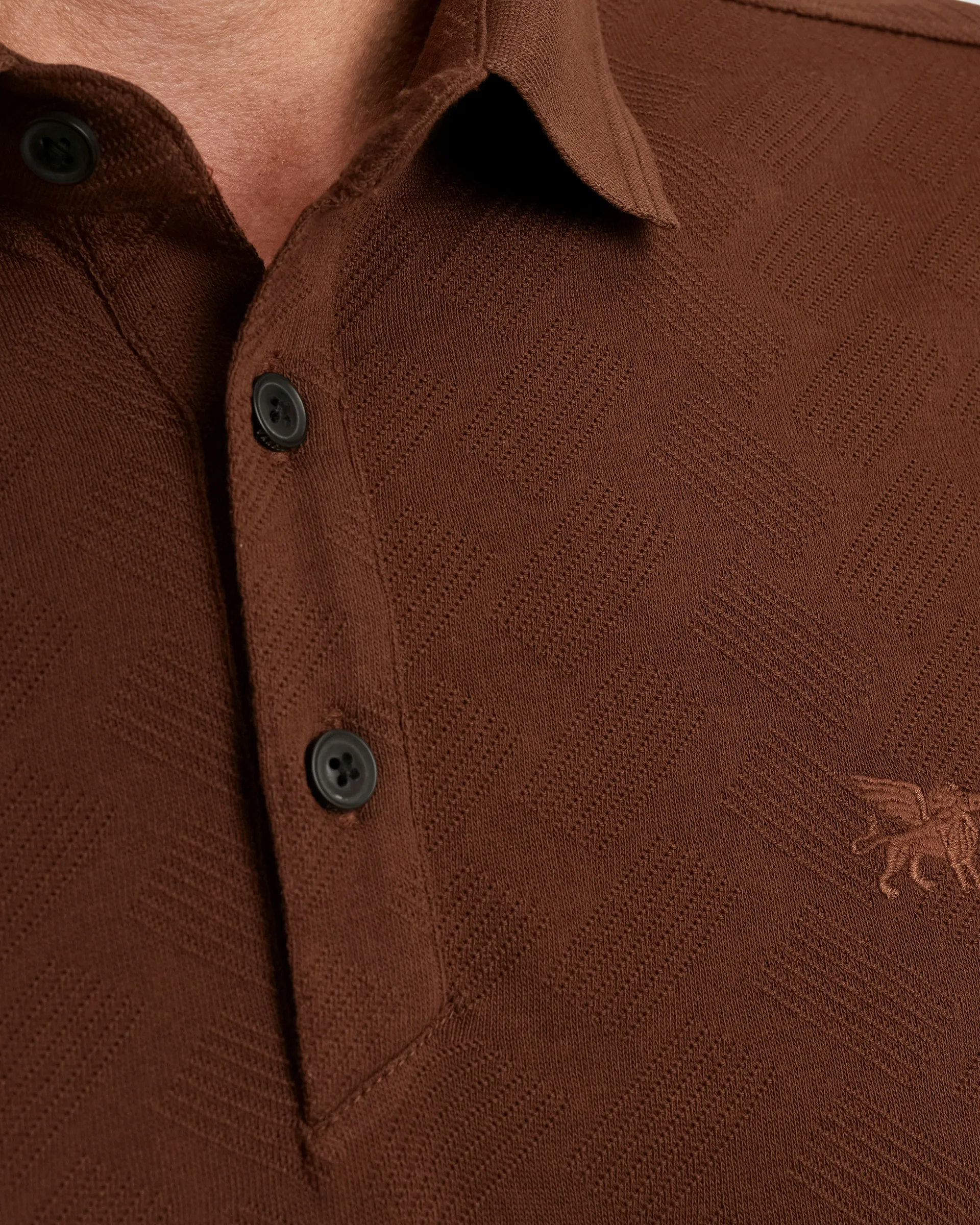 Vanguard Polo KM Bruin 101903-001-L
