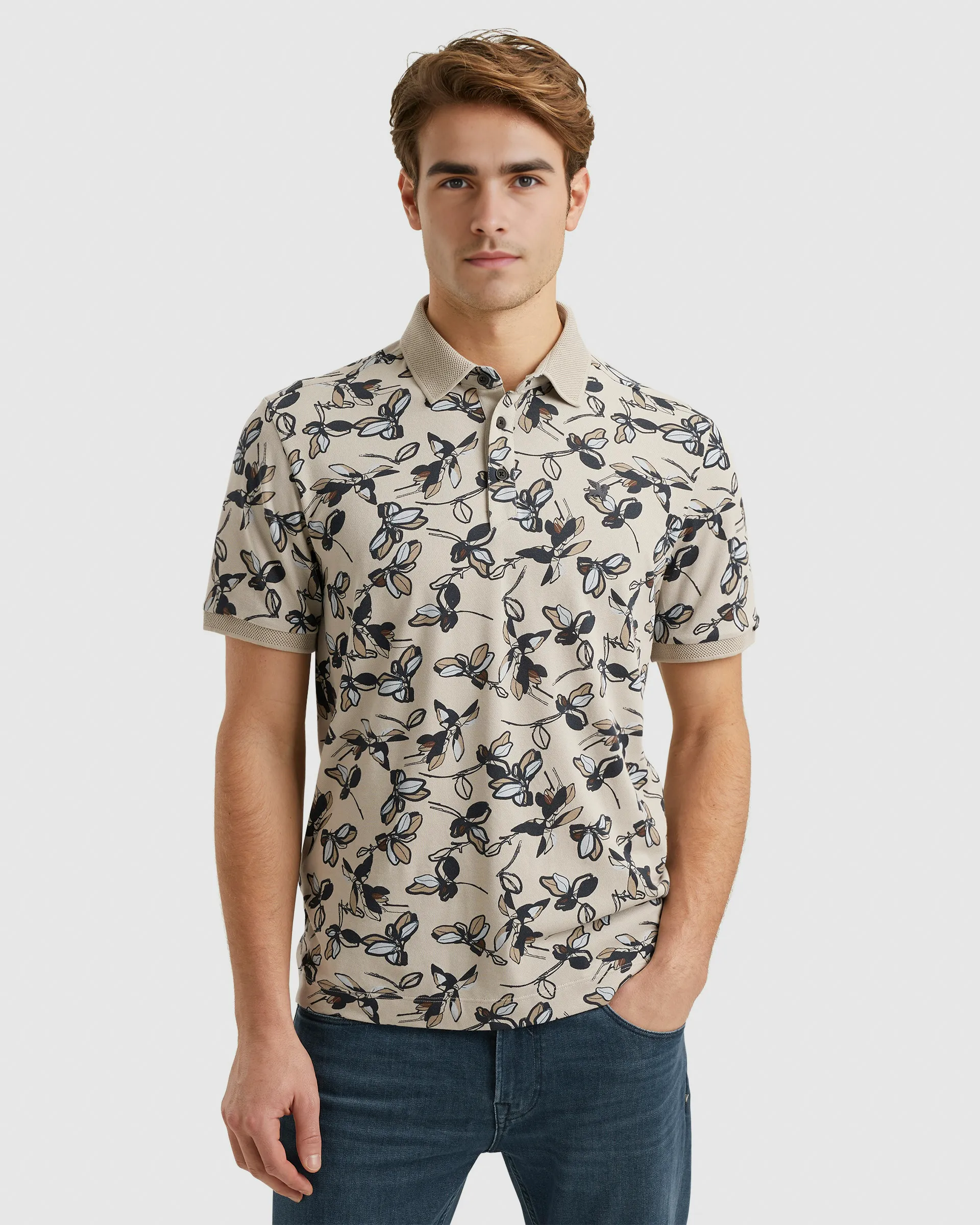 Vanguard Polo KM Zilver 101904-001-L