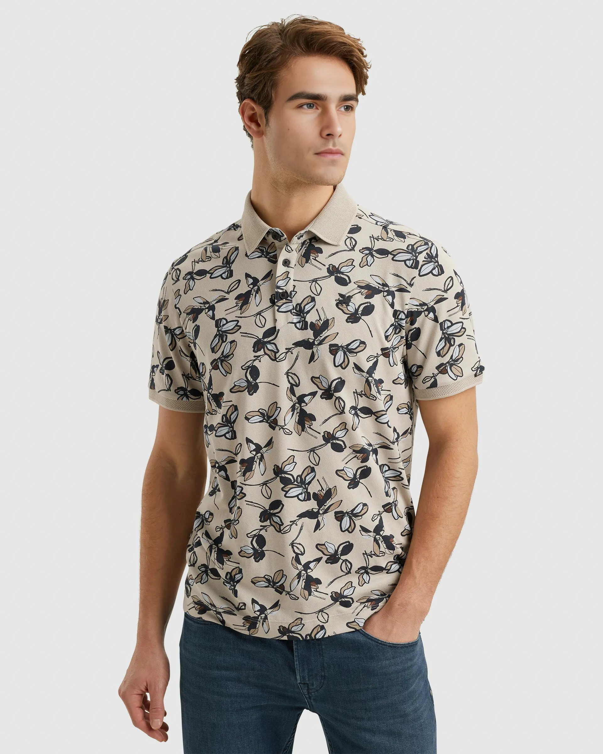 Vanguard Polo KM Zilver 101904-001-L