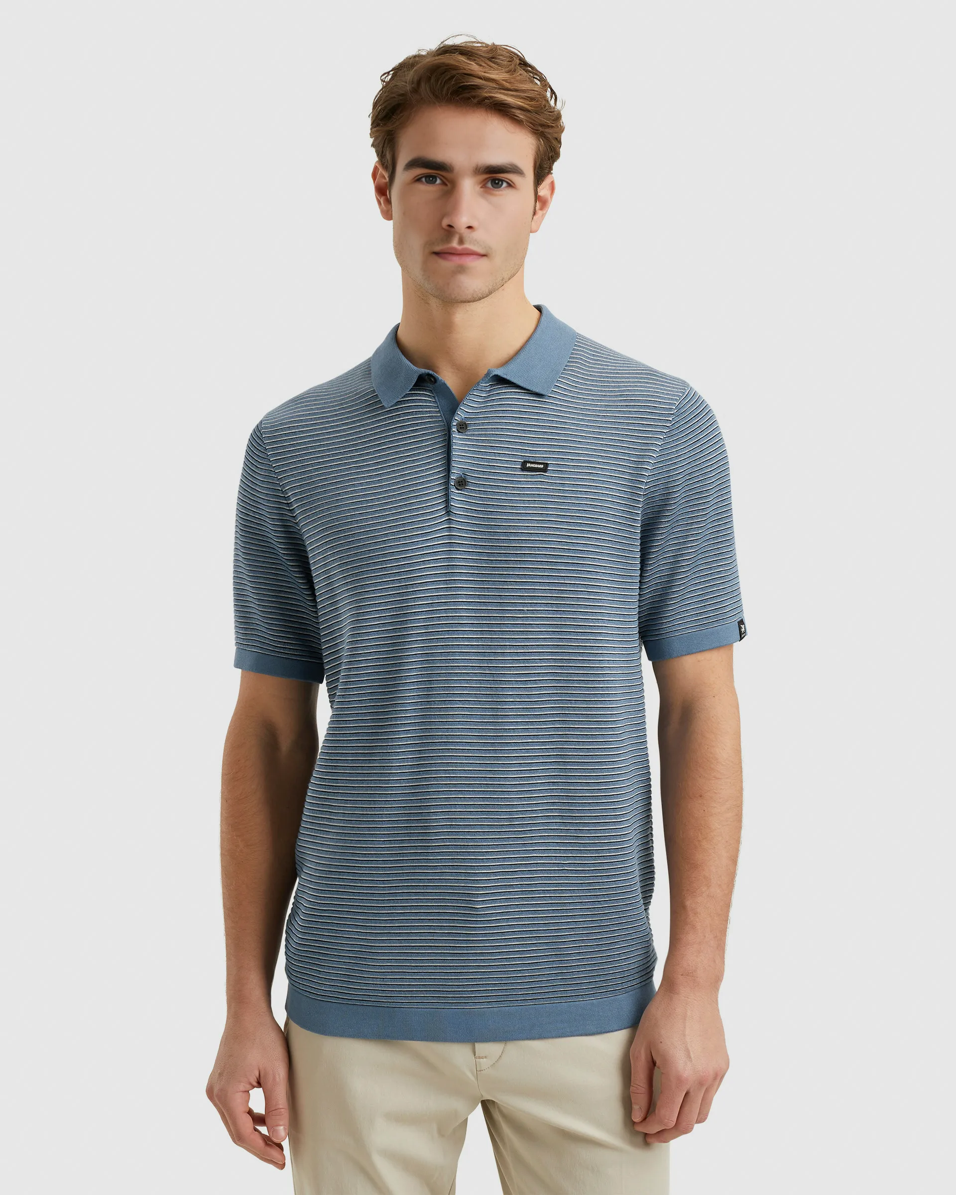 Vanguard Polo KM Blauw 101905-001-L
