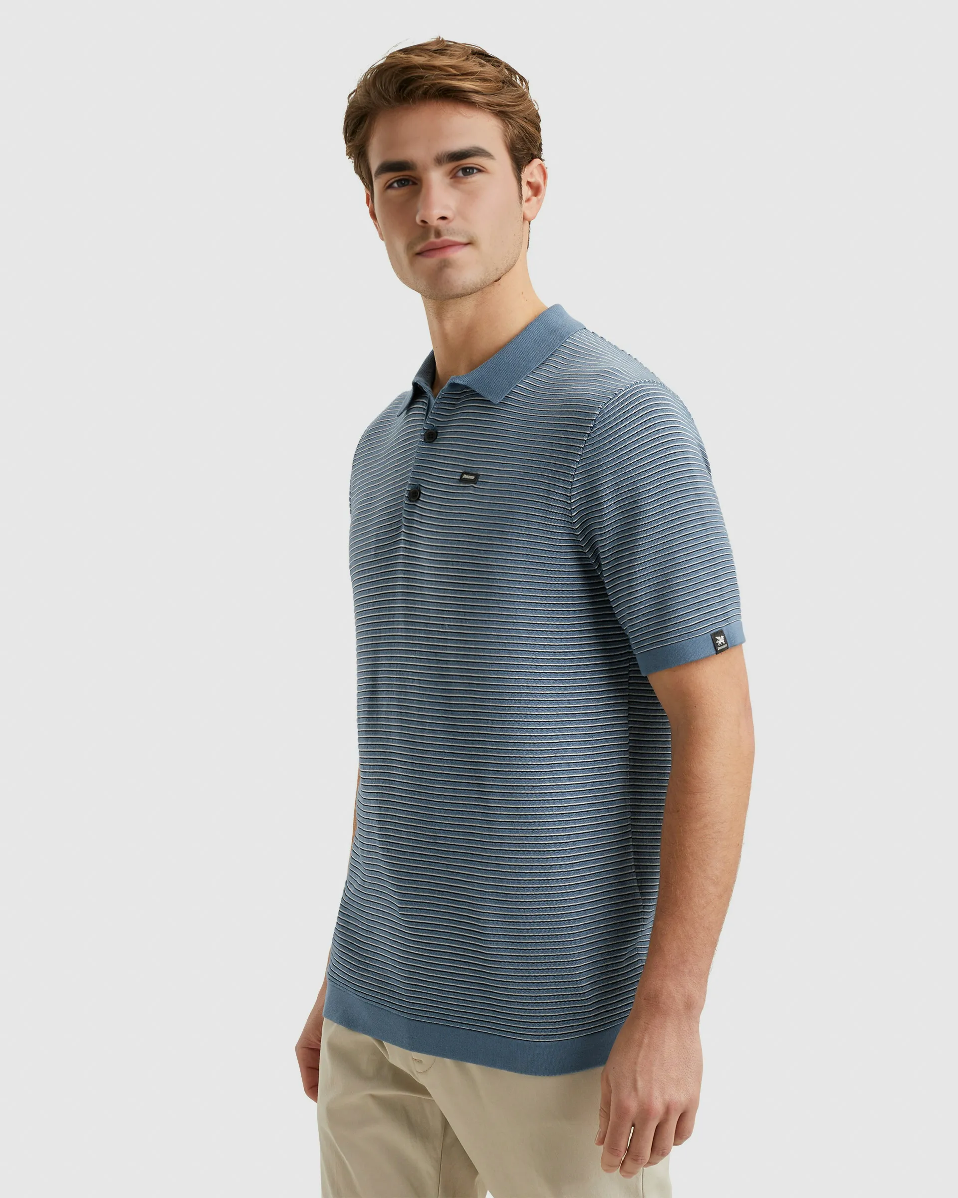 Vanguard Polo KM Blauw 101905-001-L