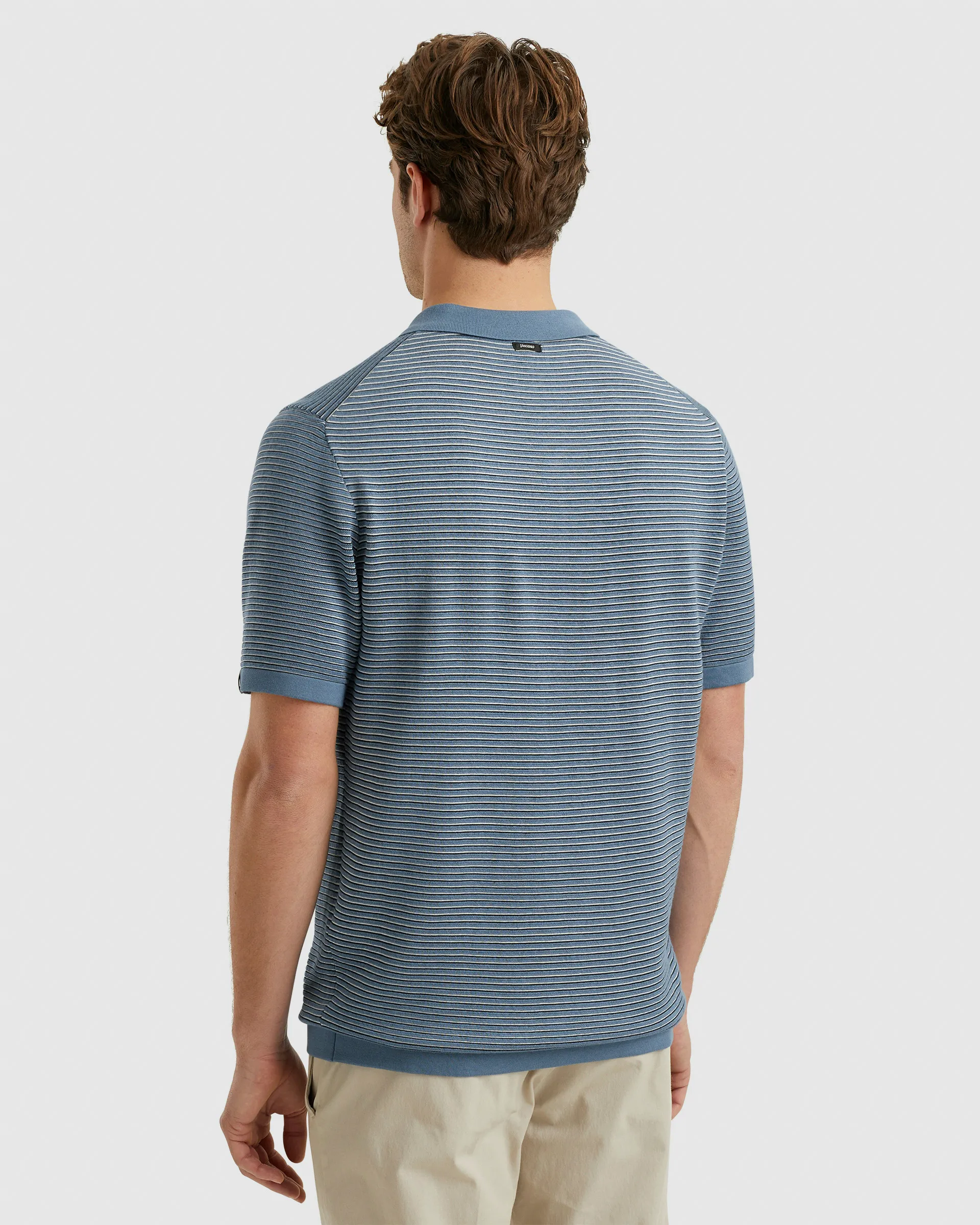 Vanguard Polo KM Blauw 101905-001-L