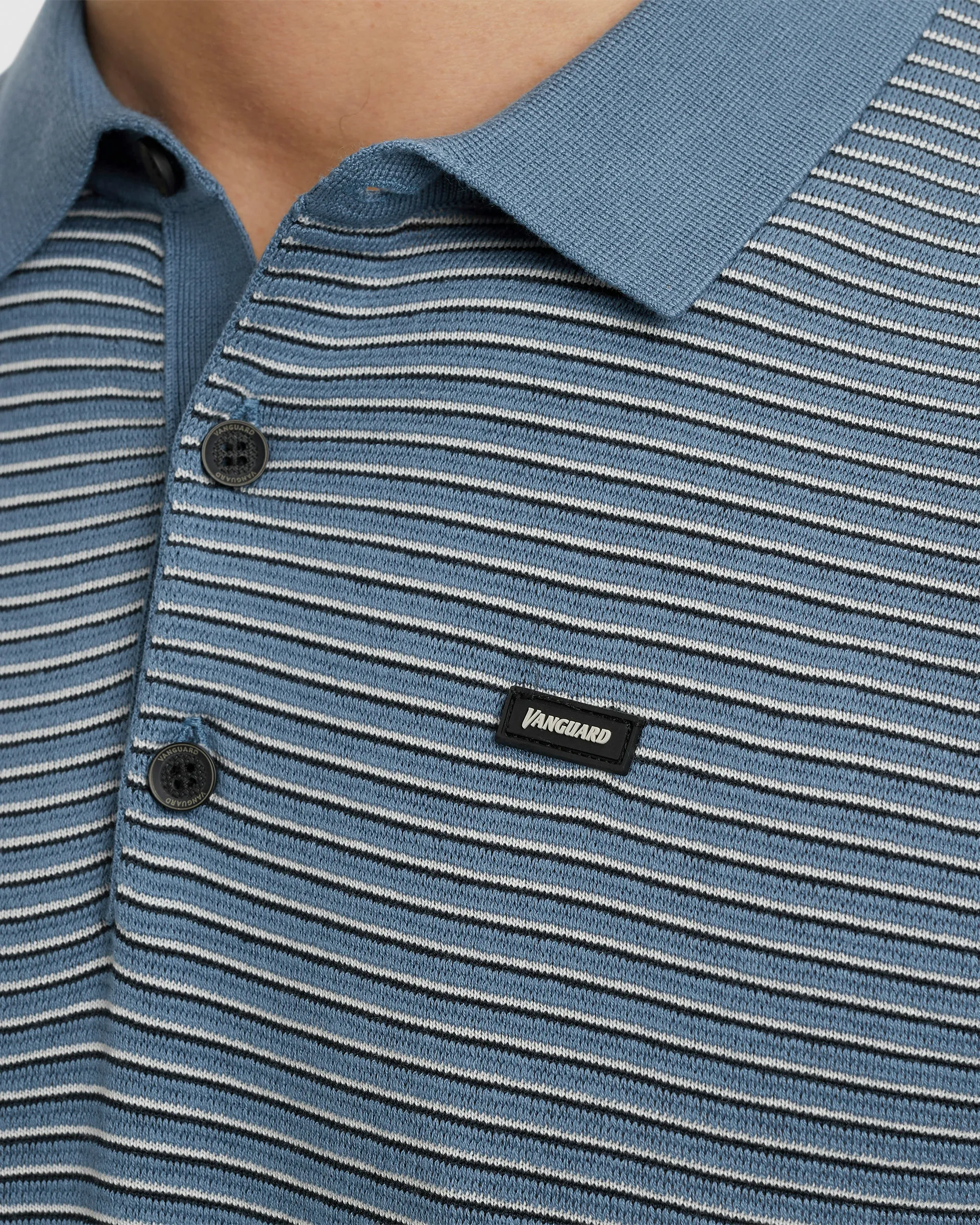 Vanguard Polo KM Blauw 101905-001-L