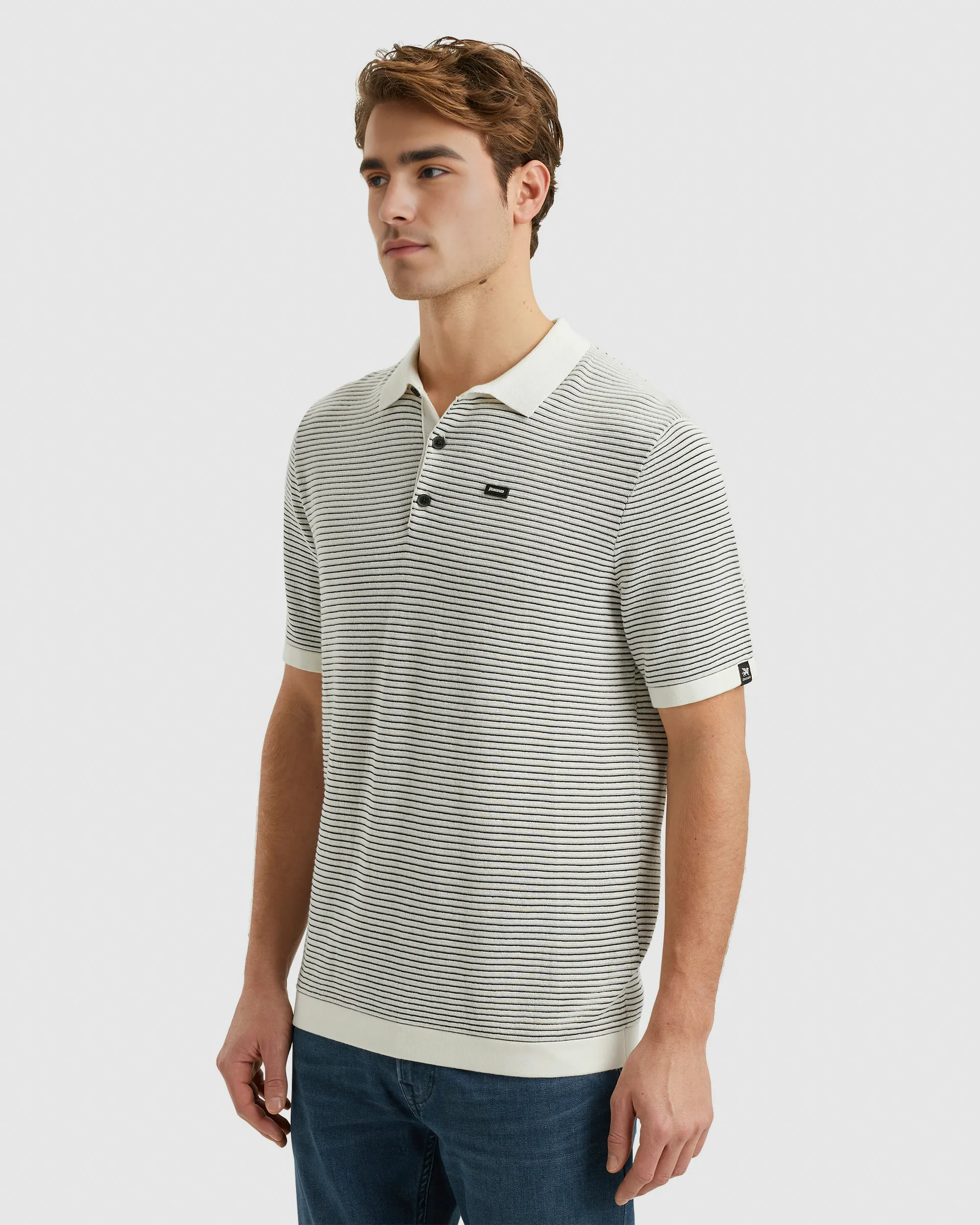 Vanguard Polo KM Ecru 101906-001-L