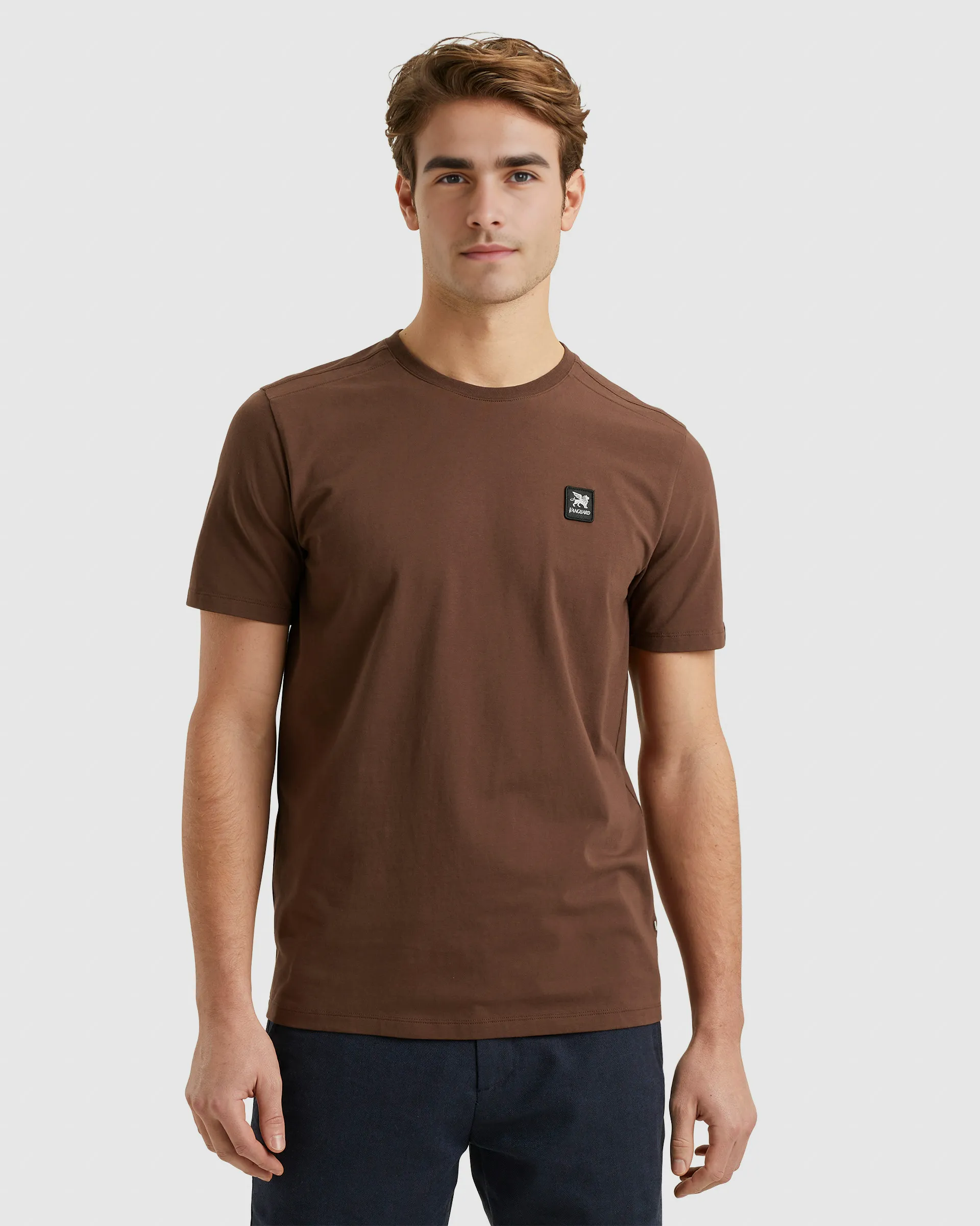 Vanguard T-shirt KM Bruin 101912-001-L